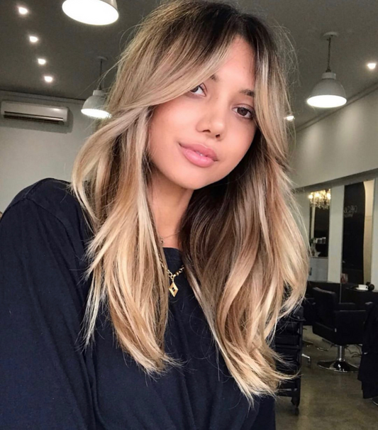 Human Hair Wigs with Bangs
