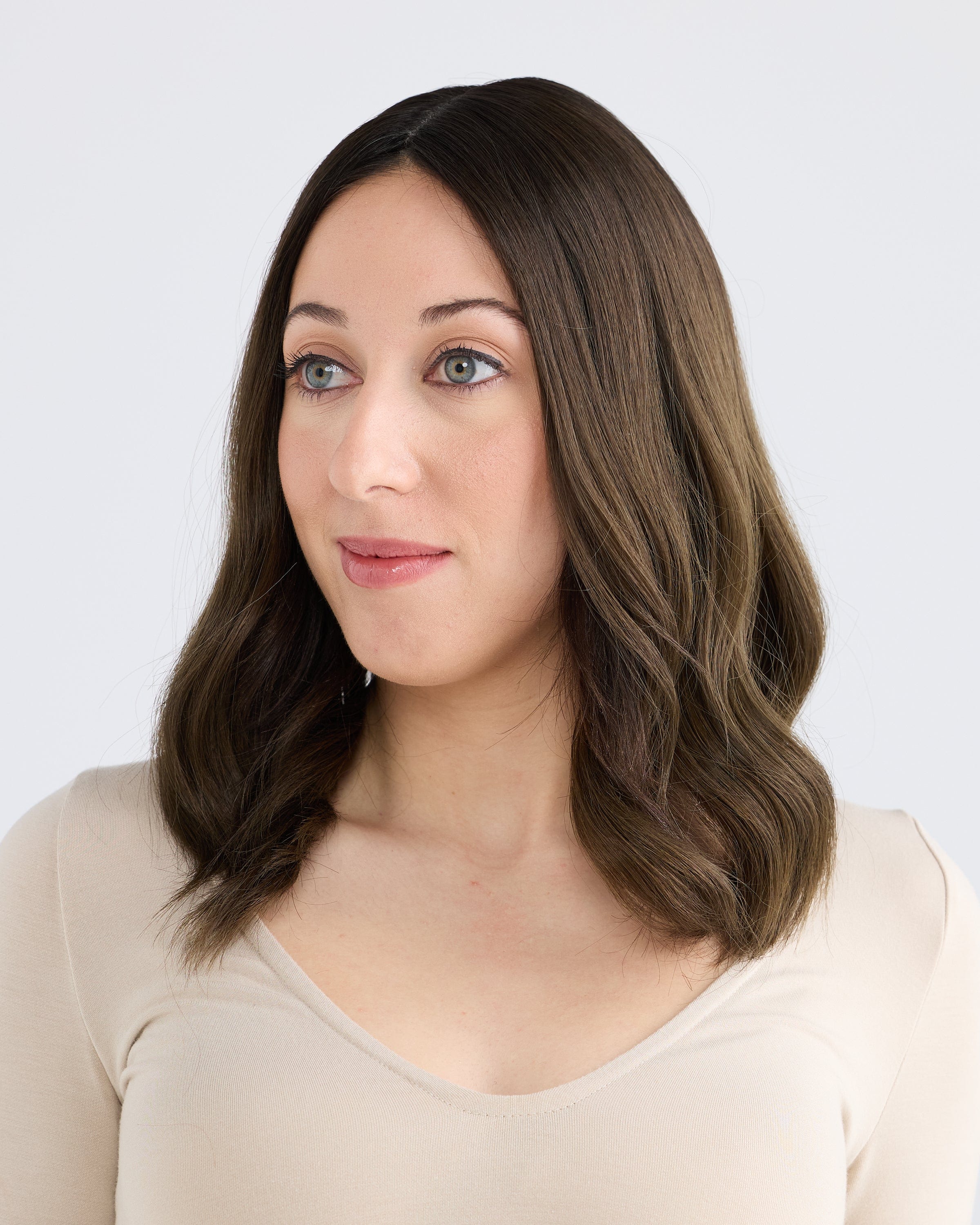 Brunette Glacier // Silk Topper