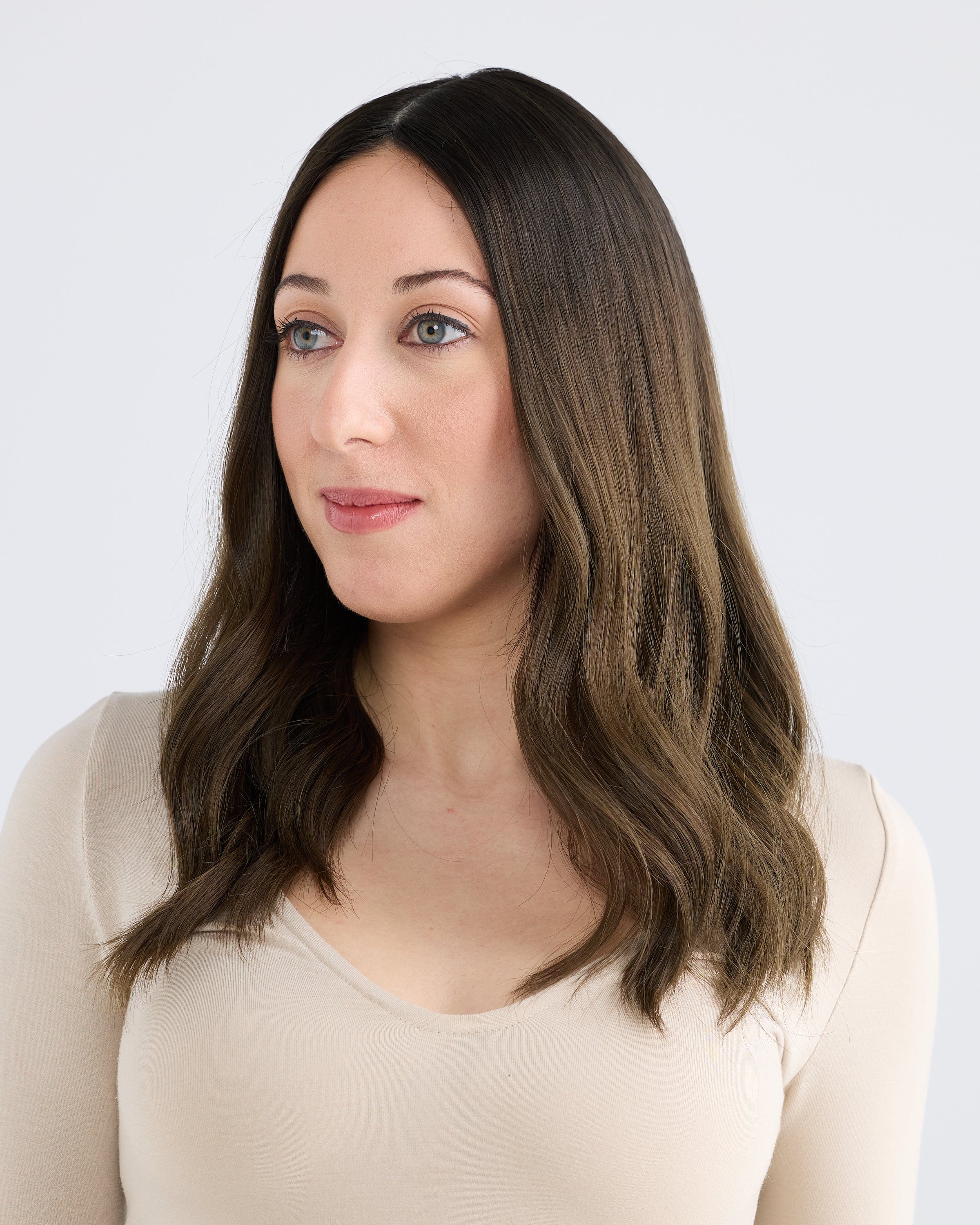 Brunette Glacier // Silk Topper