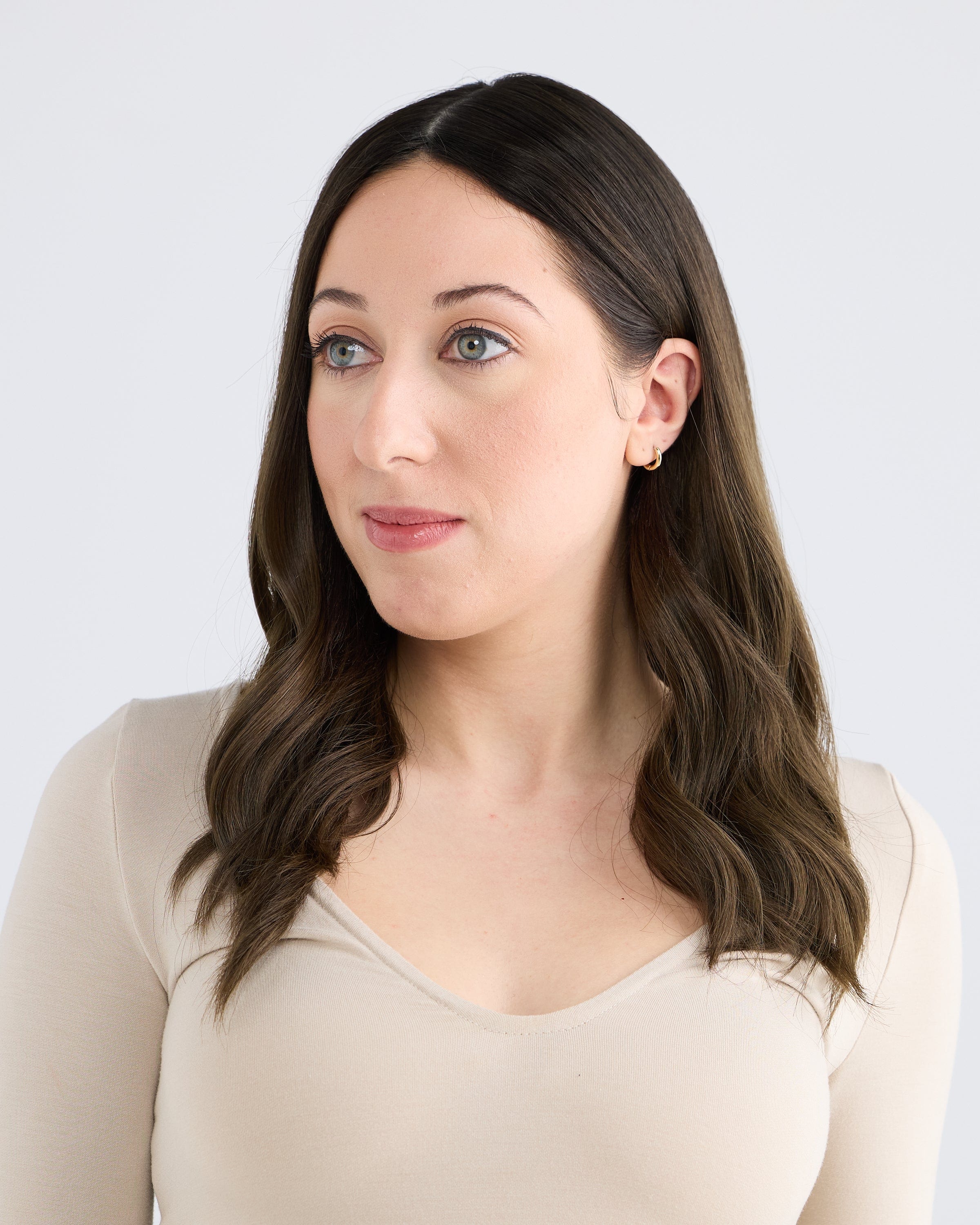 Brunette Glacier // Silk Topper