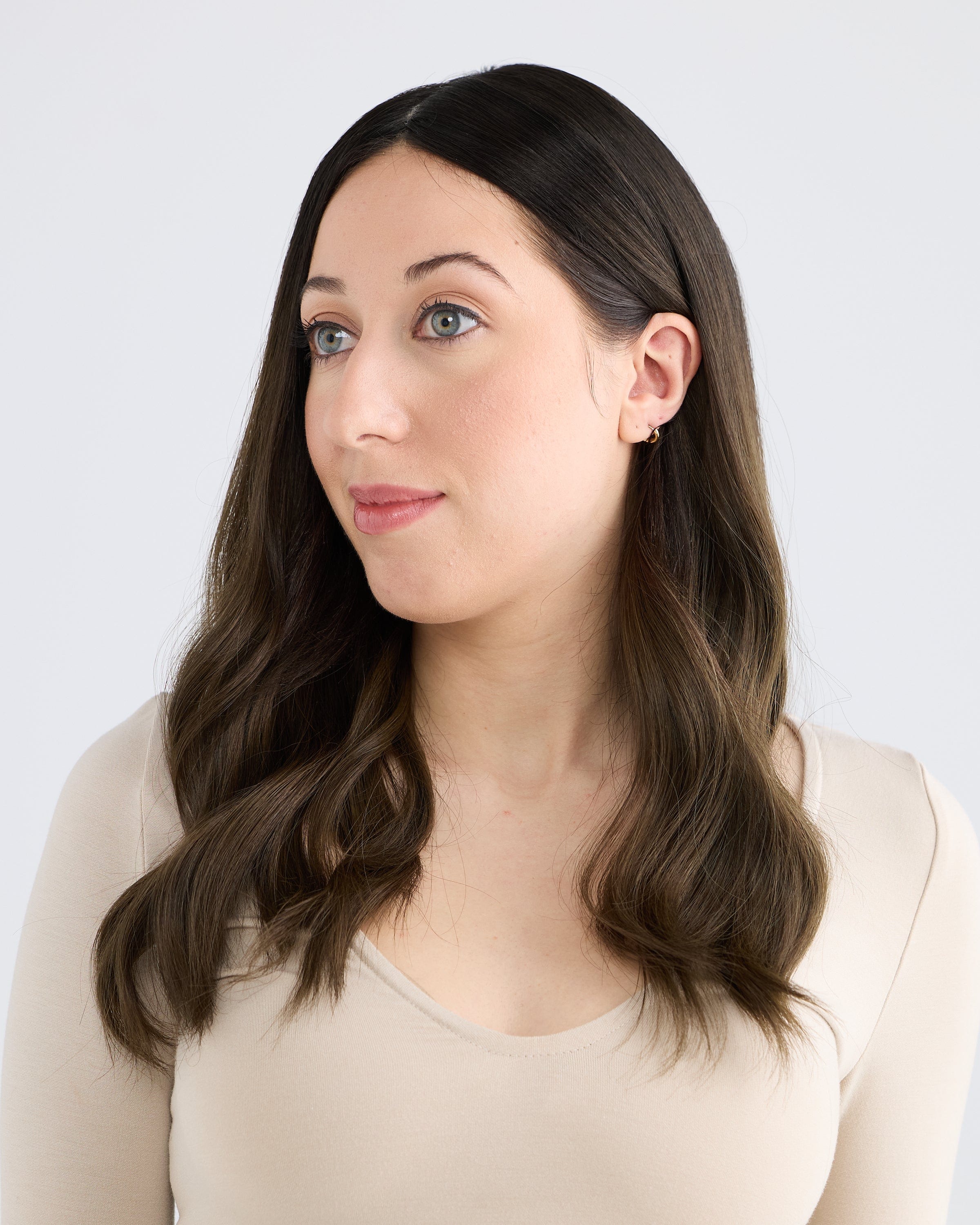 Brunette Glacier // Silk Topper