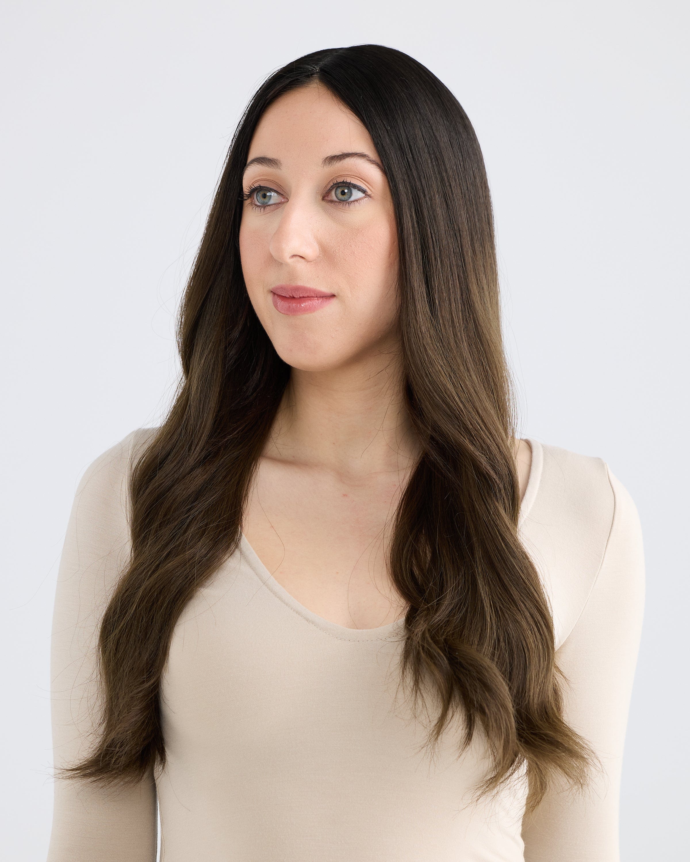 Brunette Glacier // Silk Topper