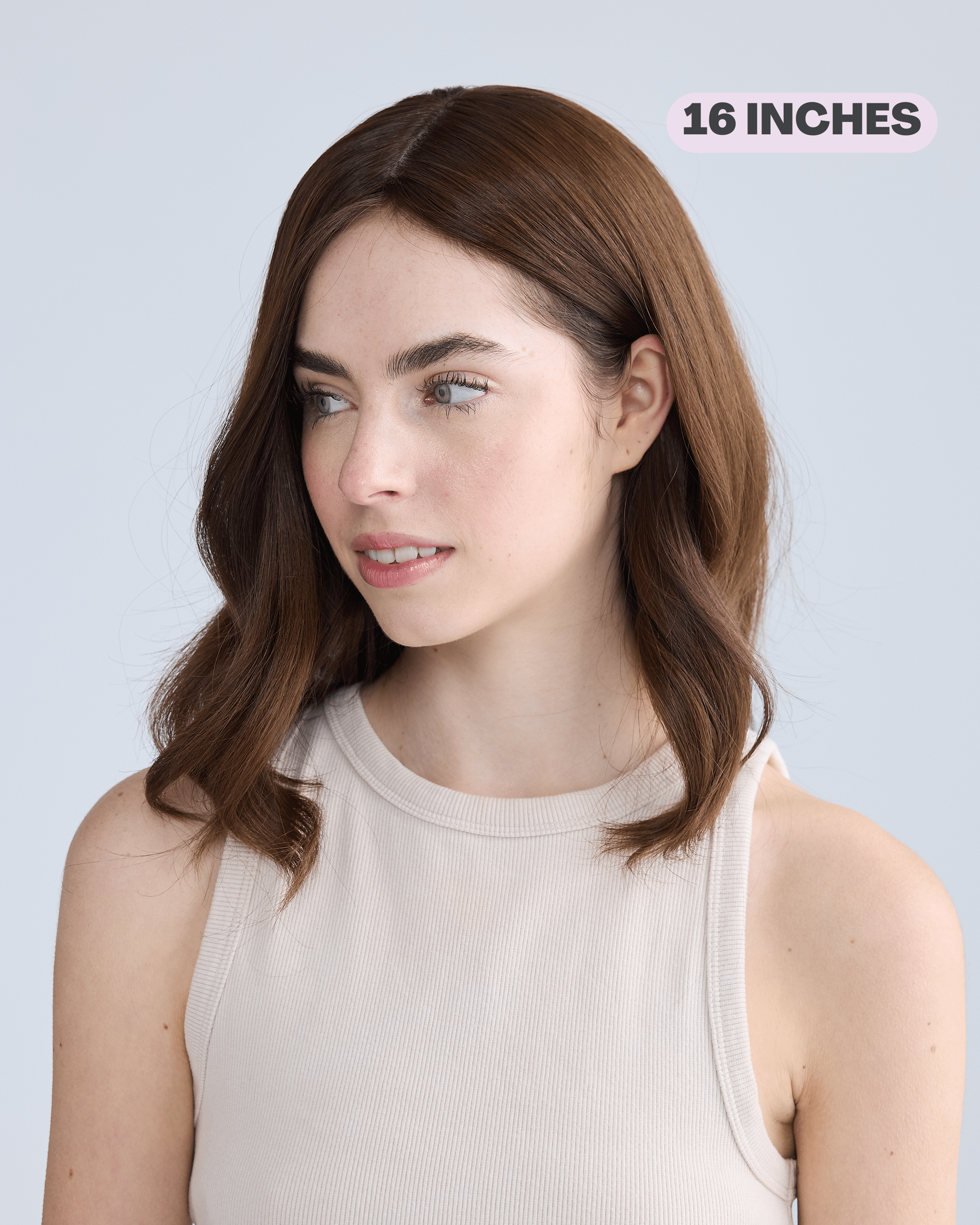 MILK CHOCOLATE 7x8 Topper // HAIR TOPPER STUDIO