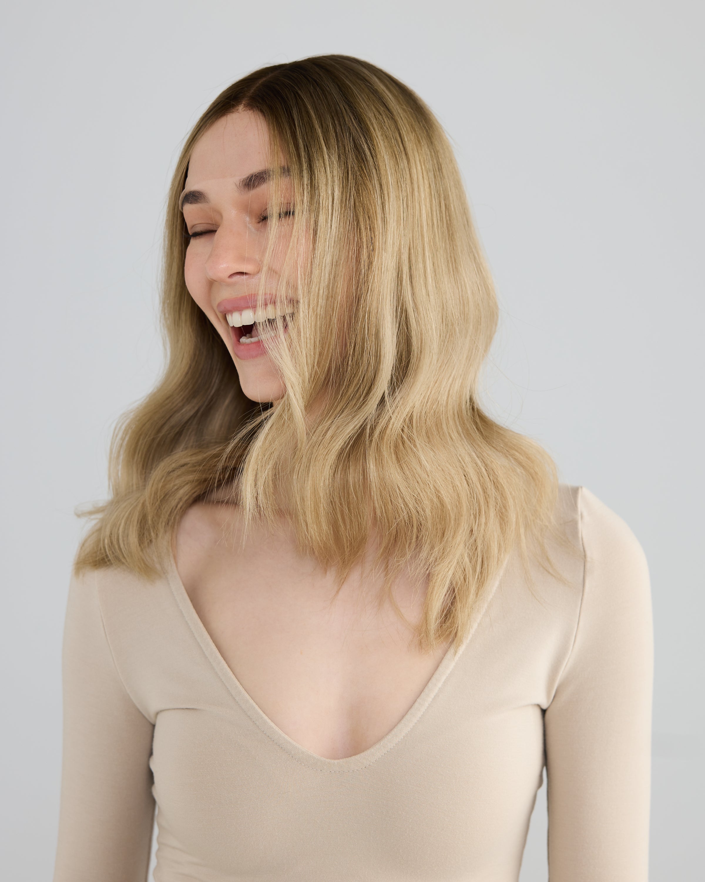 Biscotti Blonde - Extra Small / 18 inch // Exclusive Lace Wig