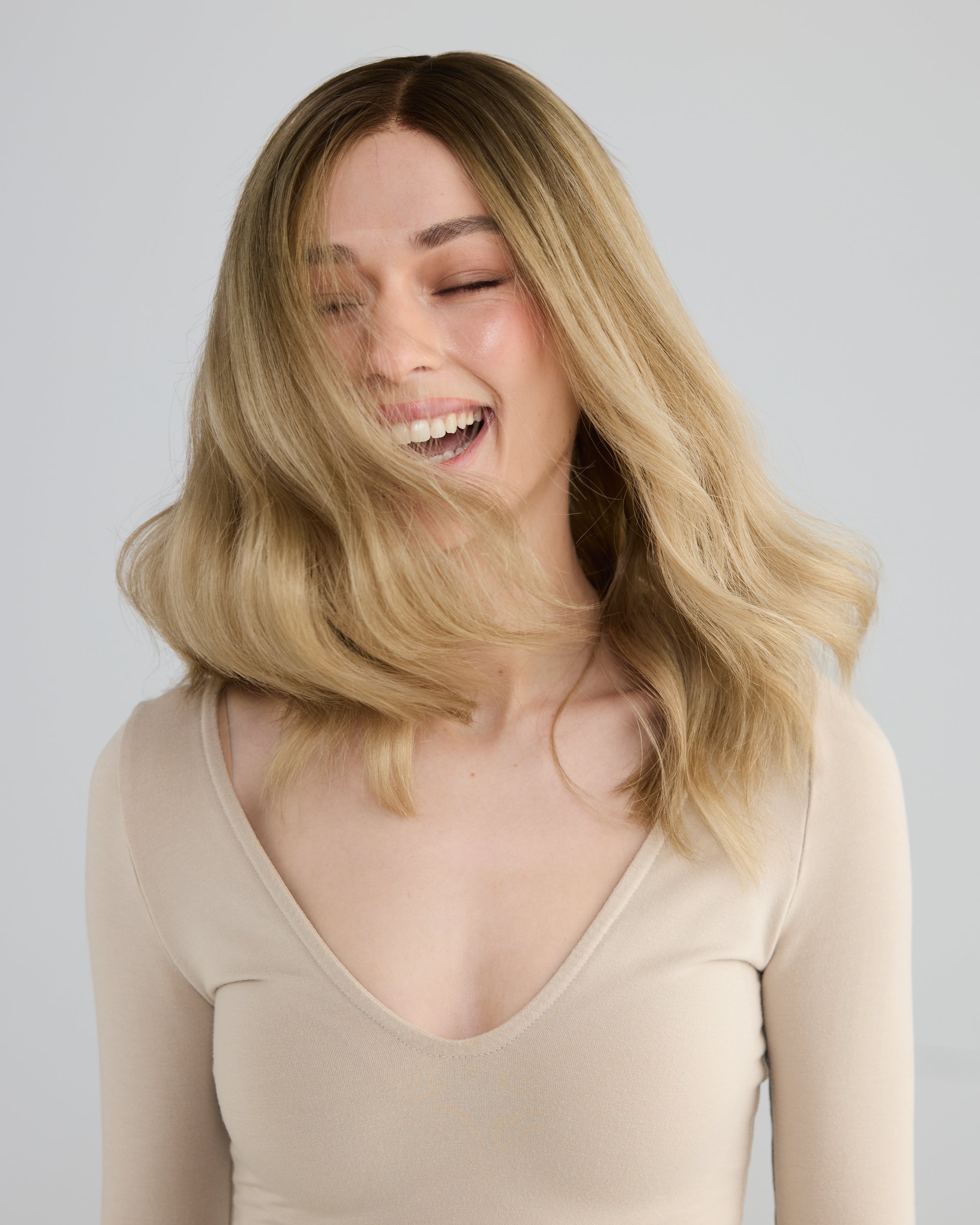 Biscotti Blonde - Extra Small / 18 inch // Exclusive Lace Wig