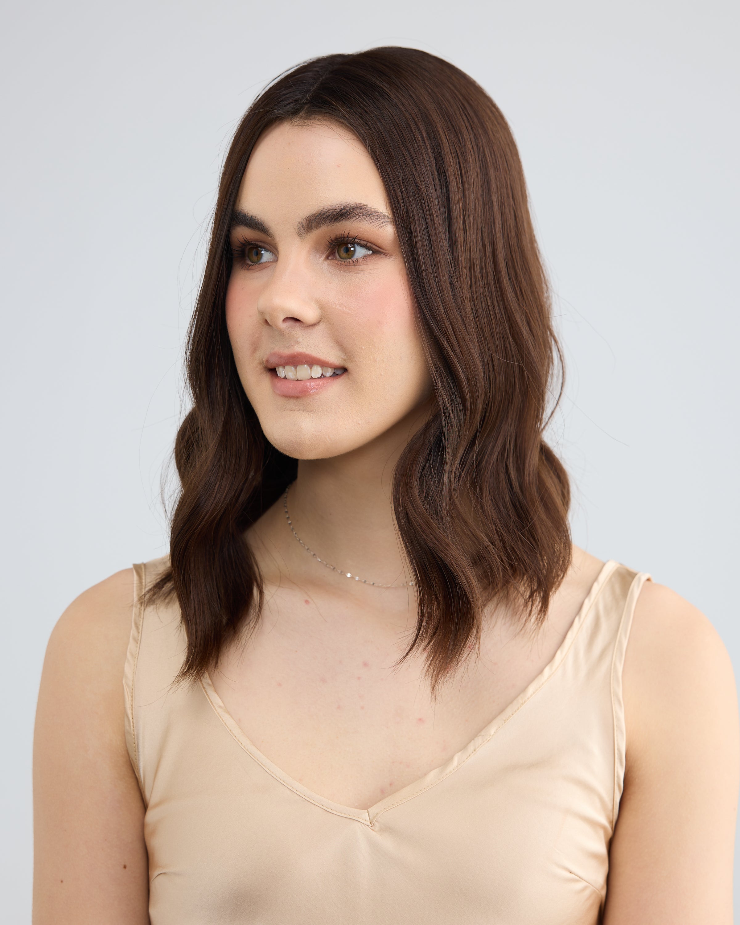 Burnt Almond // Lace Topper