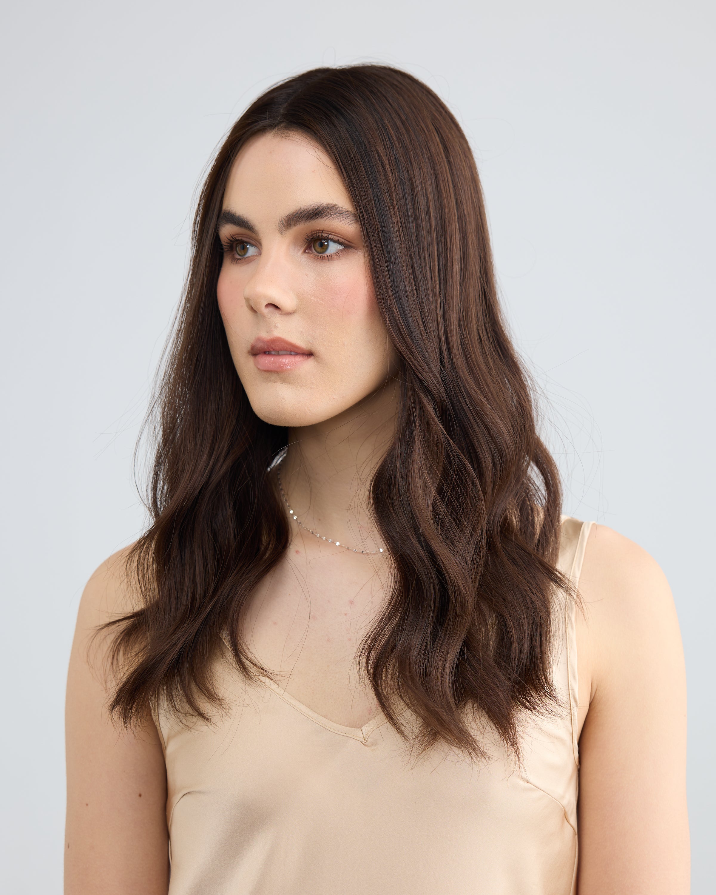 Burnt Almond // Lace Topper