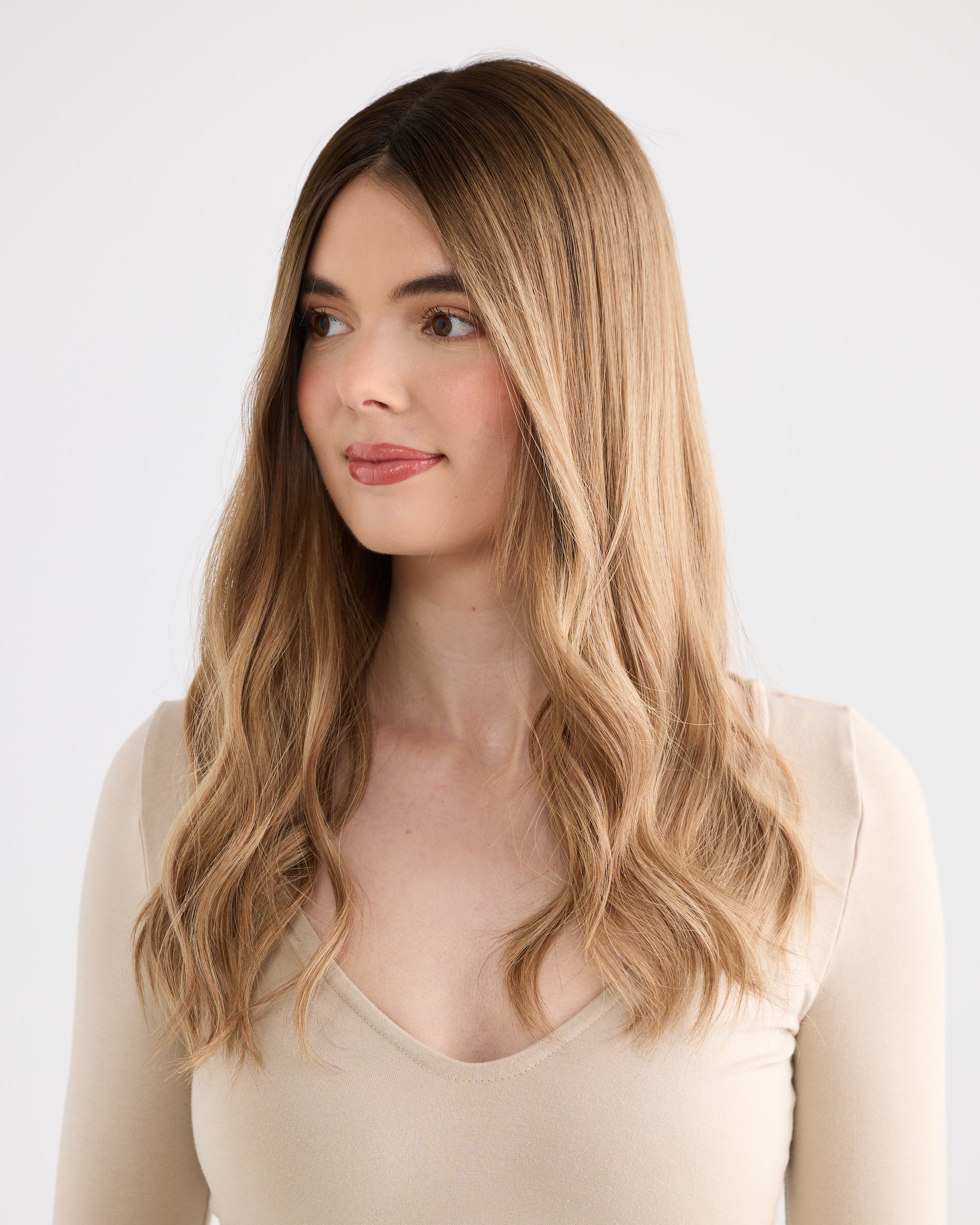 Burnt Honey // Illusion Lace Topper