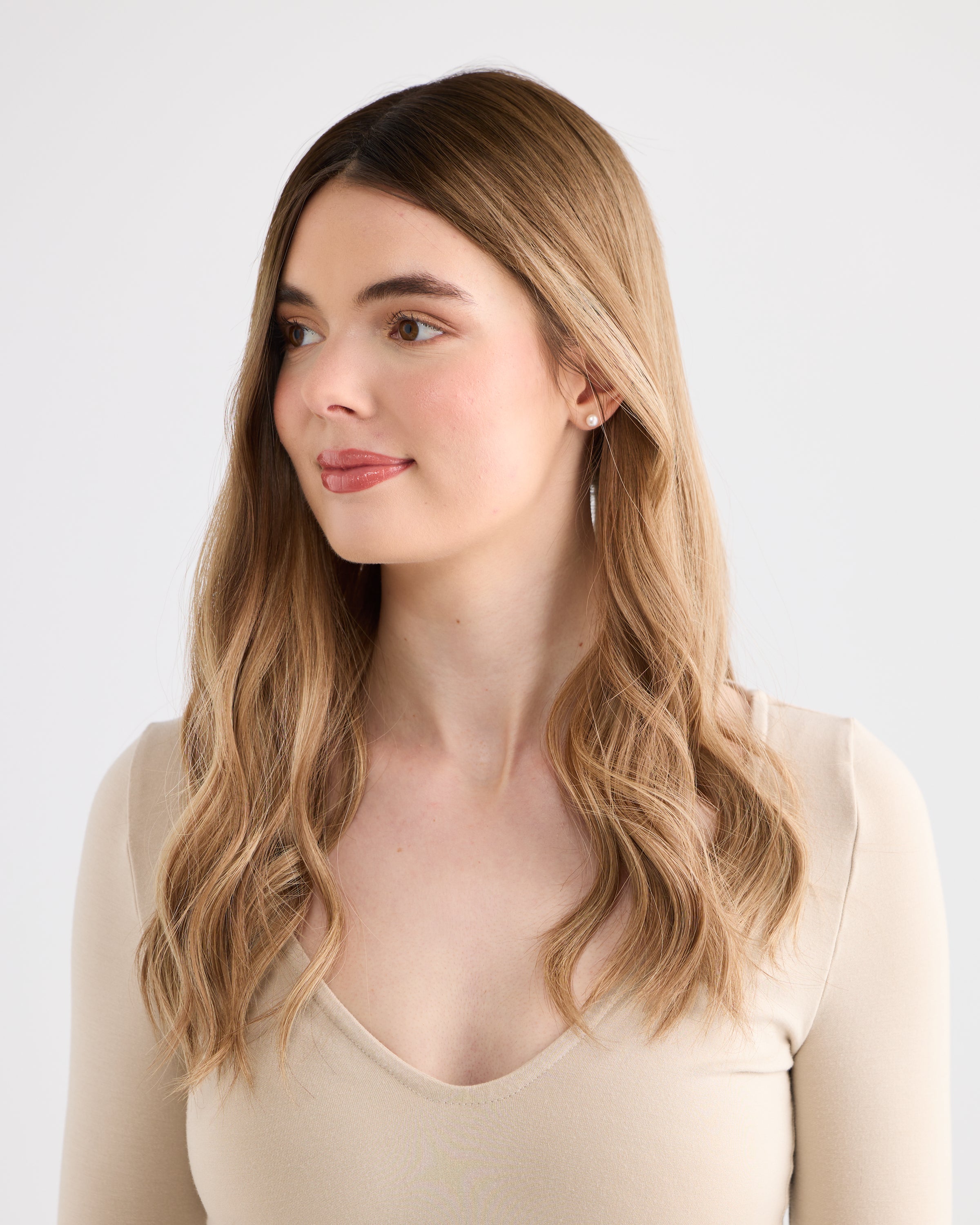 Burnt Honey // Illusion Lace Topper