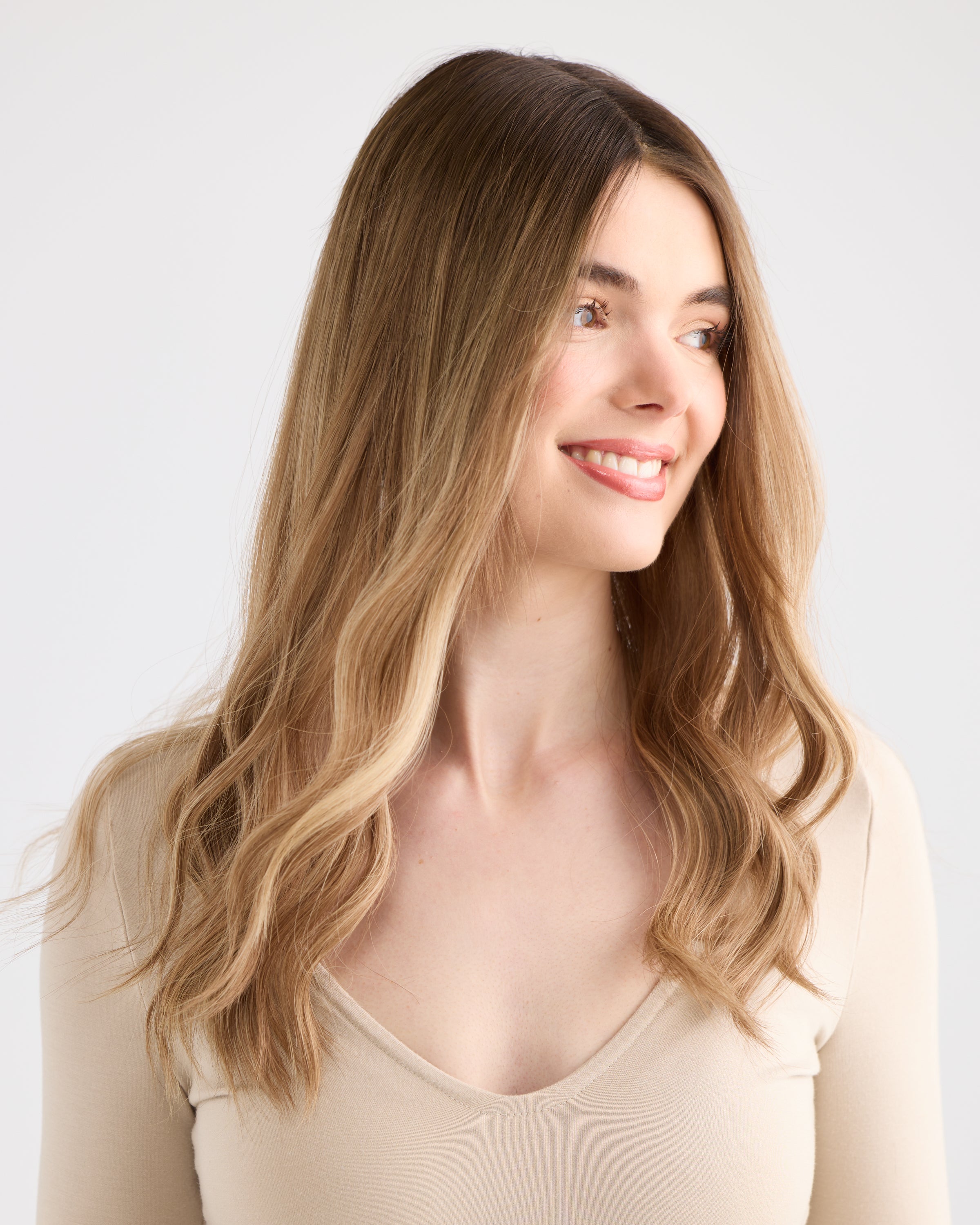 Burnt Honey // Illusion Lace Topper