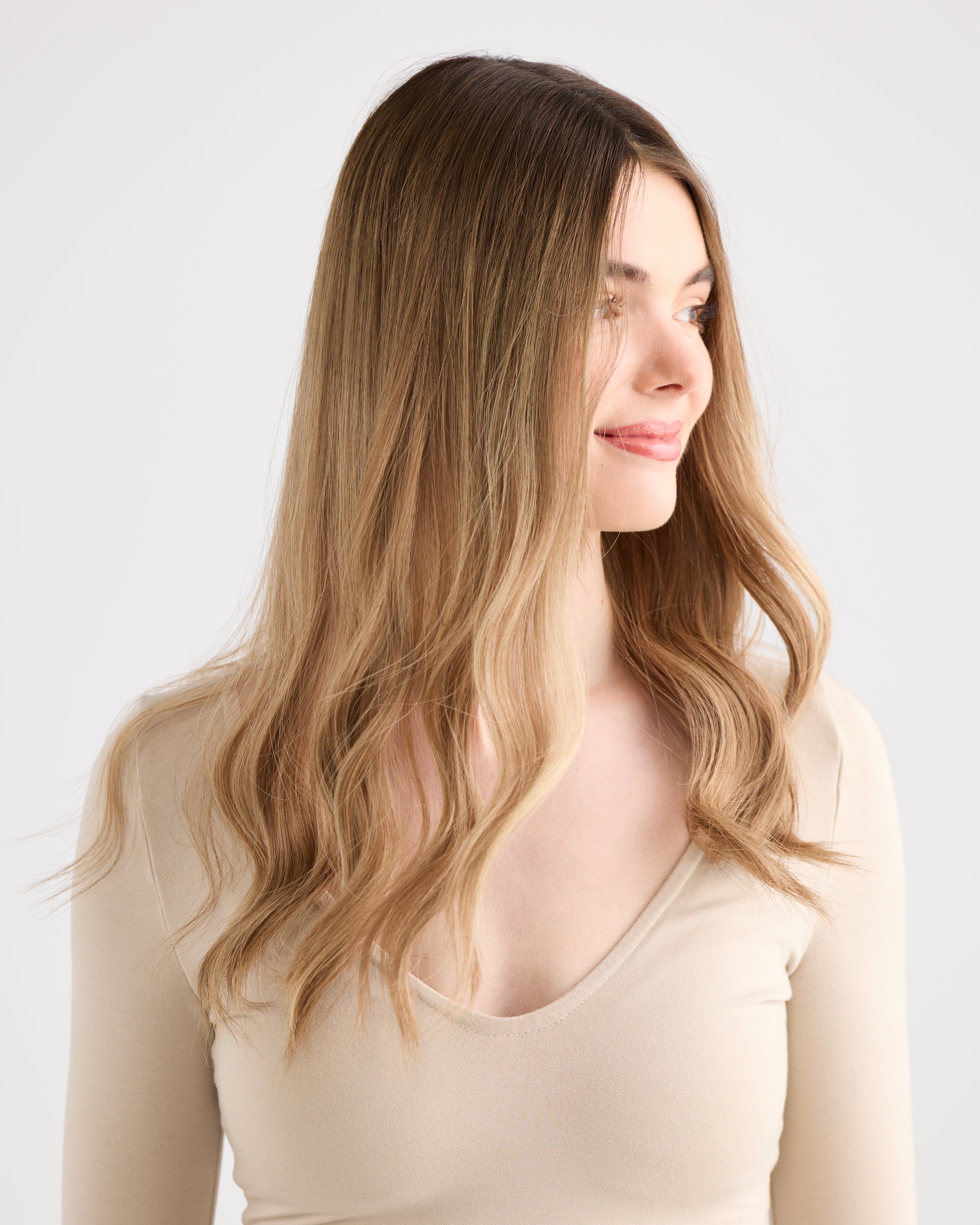 Burnt Honey // Illusion Lace Topper