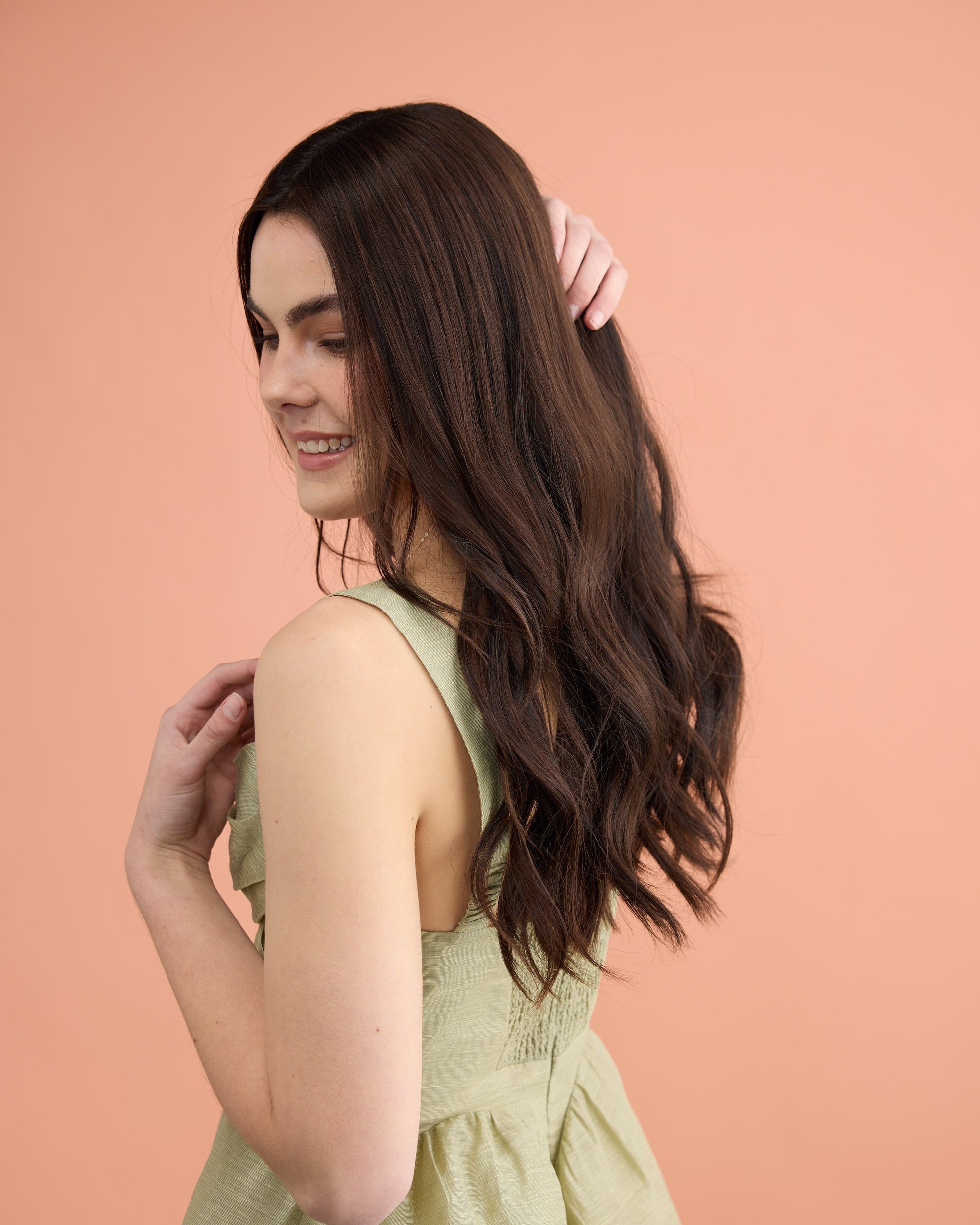 Burnt Almond // Lace Topper
