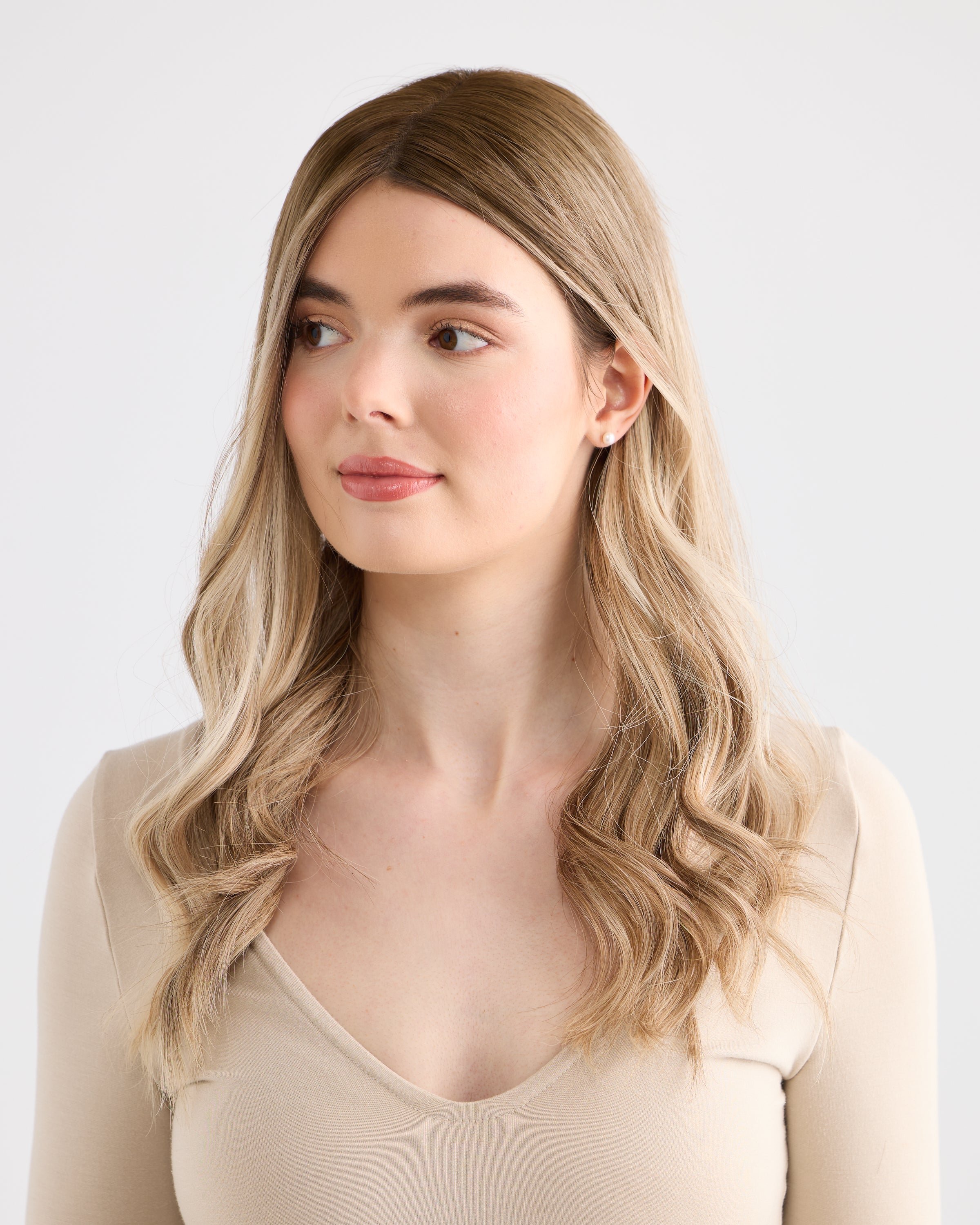 Champagne Blonde // Illusion Lace Topper