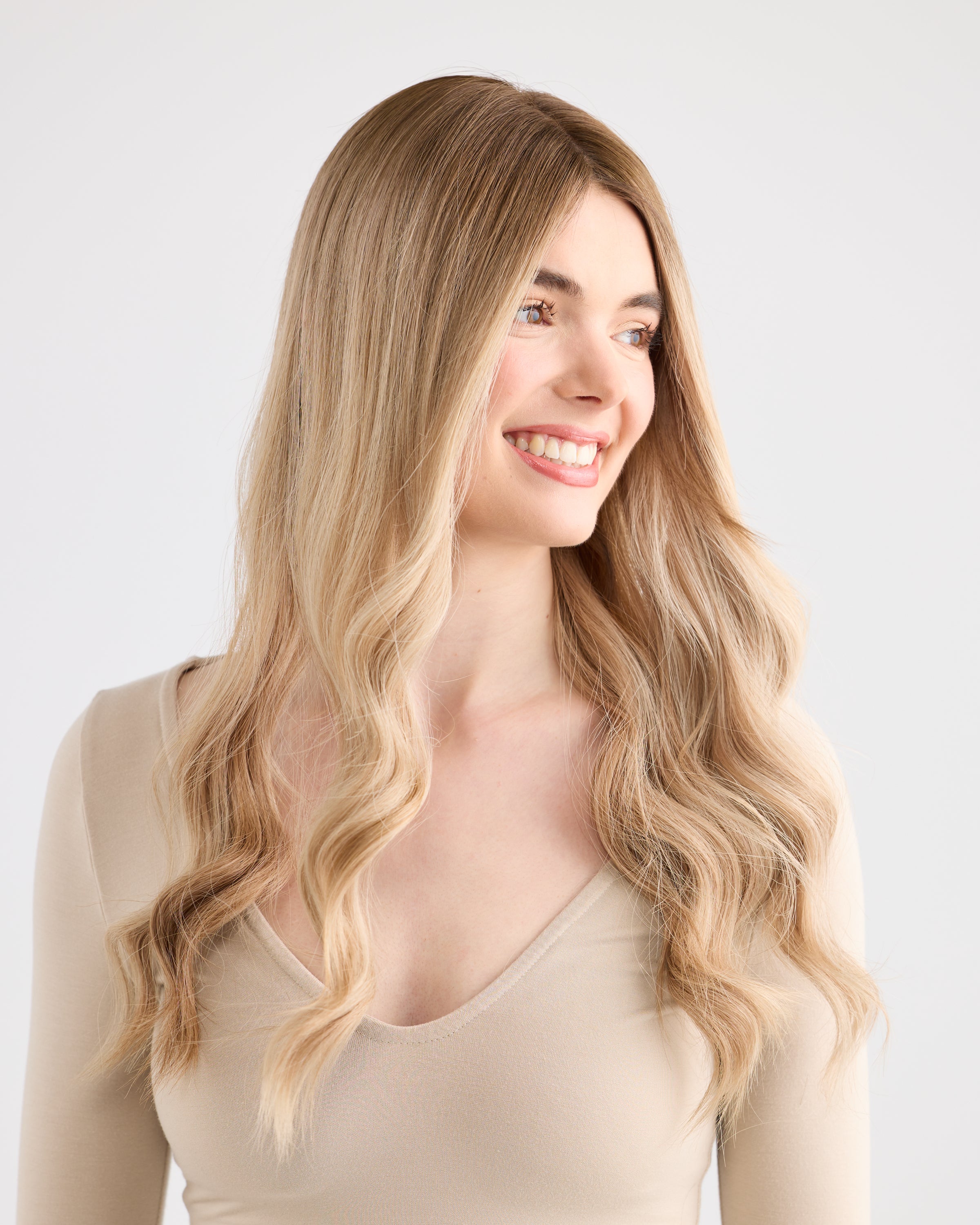 Champagne Blonde // Illusion Lace Topper
