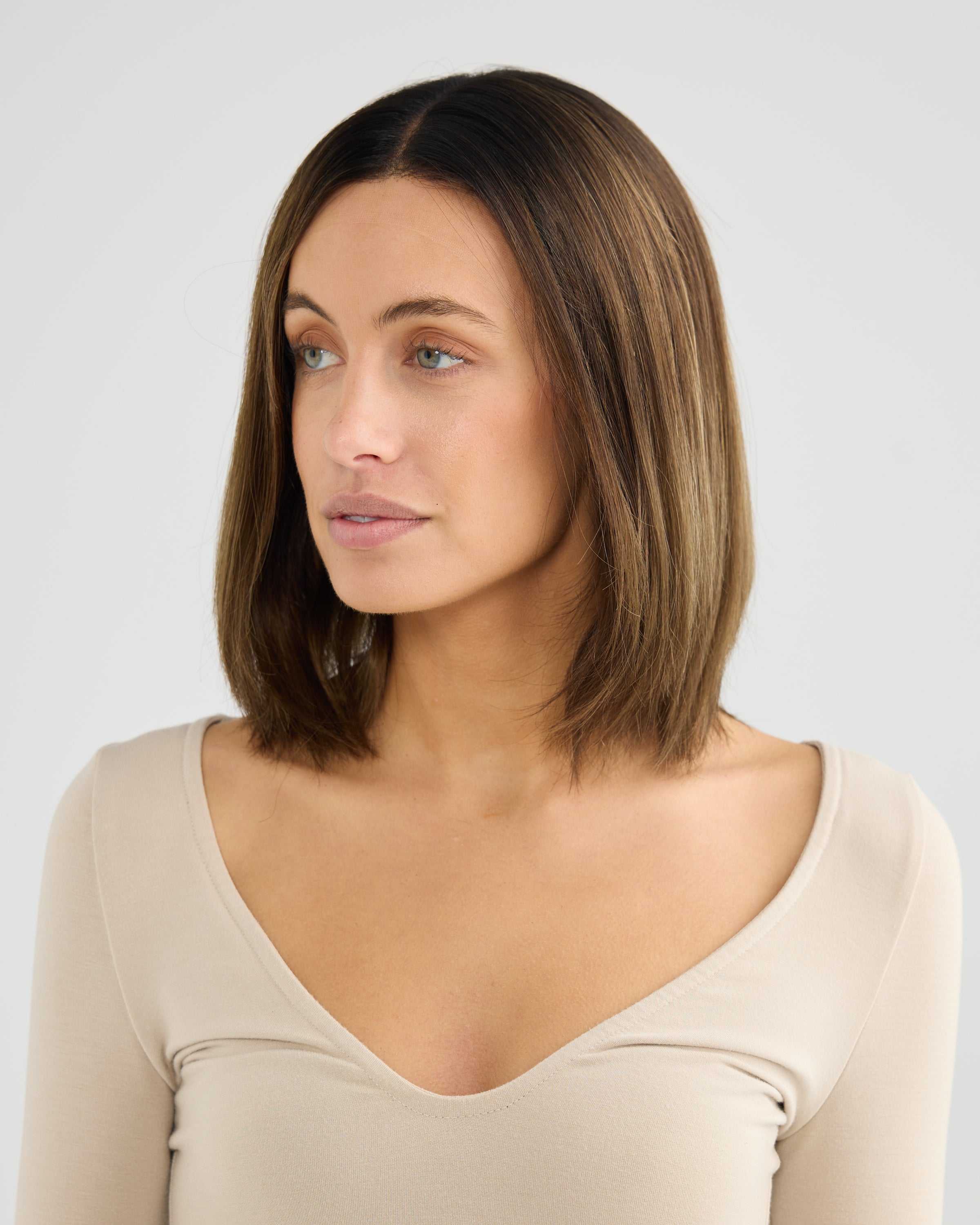 Golden Brunette // The Lusta Lace Wig