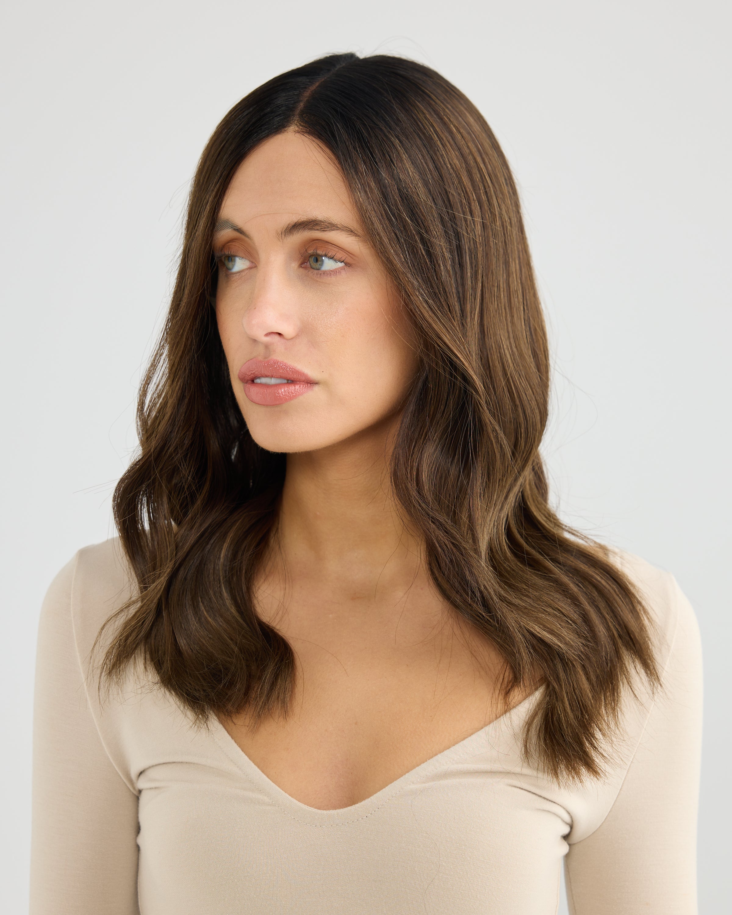 Golden Brunette // The Lusta Lace Wig