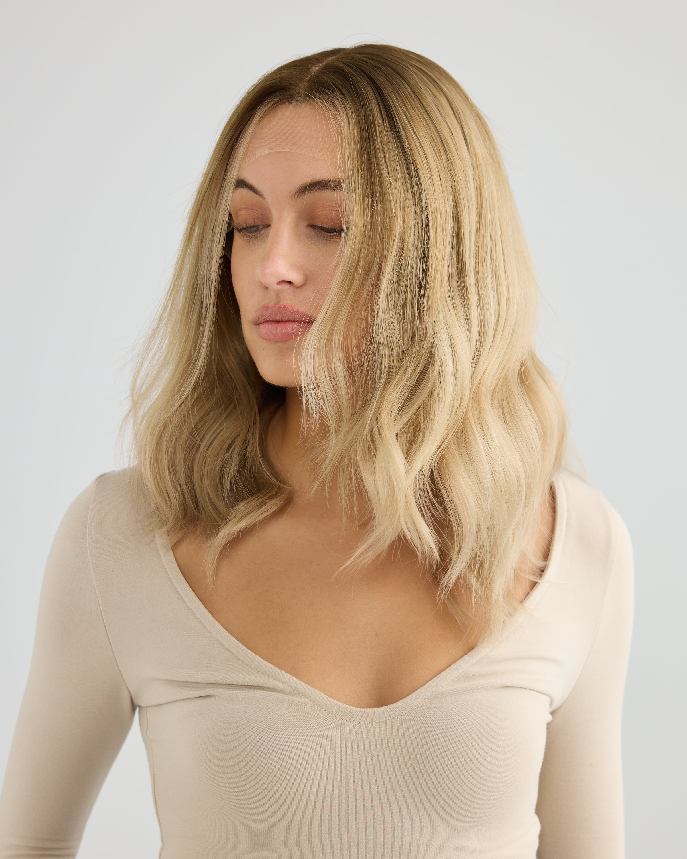 Sandy Blonde // The Lusta Lace Wig