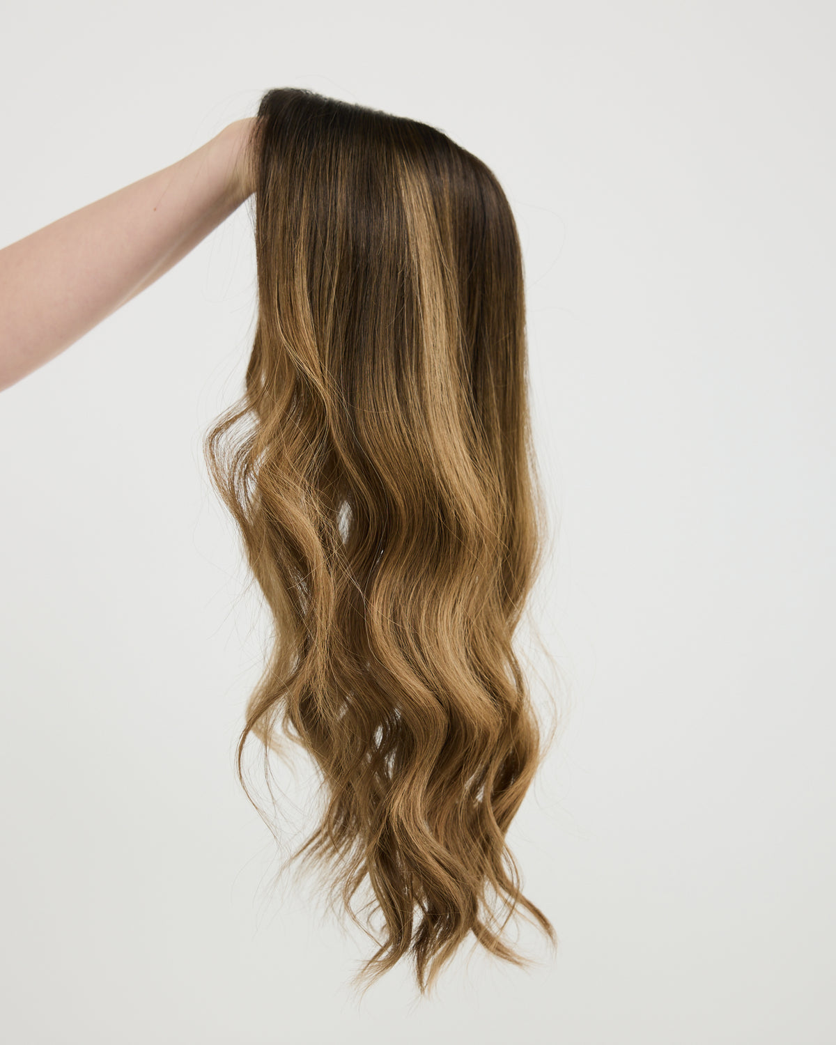 Dark Highlighted Brunette // Lace Topper