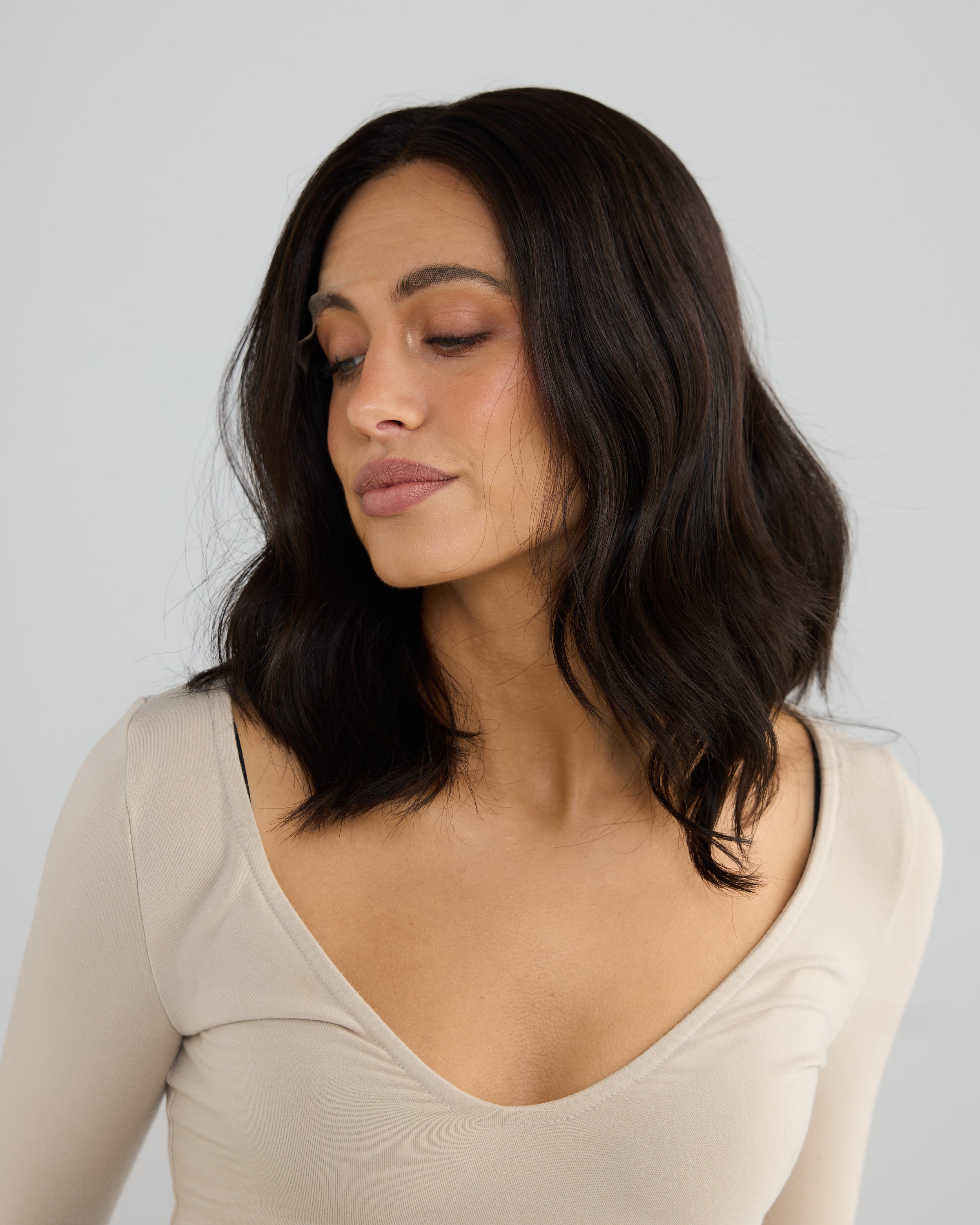Double Espresso - Medium / 16 inch // Exclusive Lace Wig