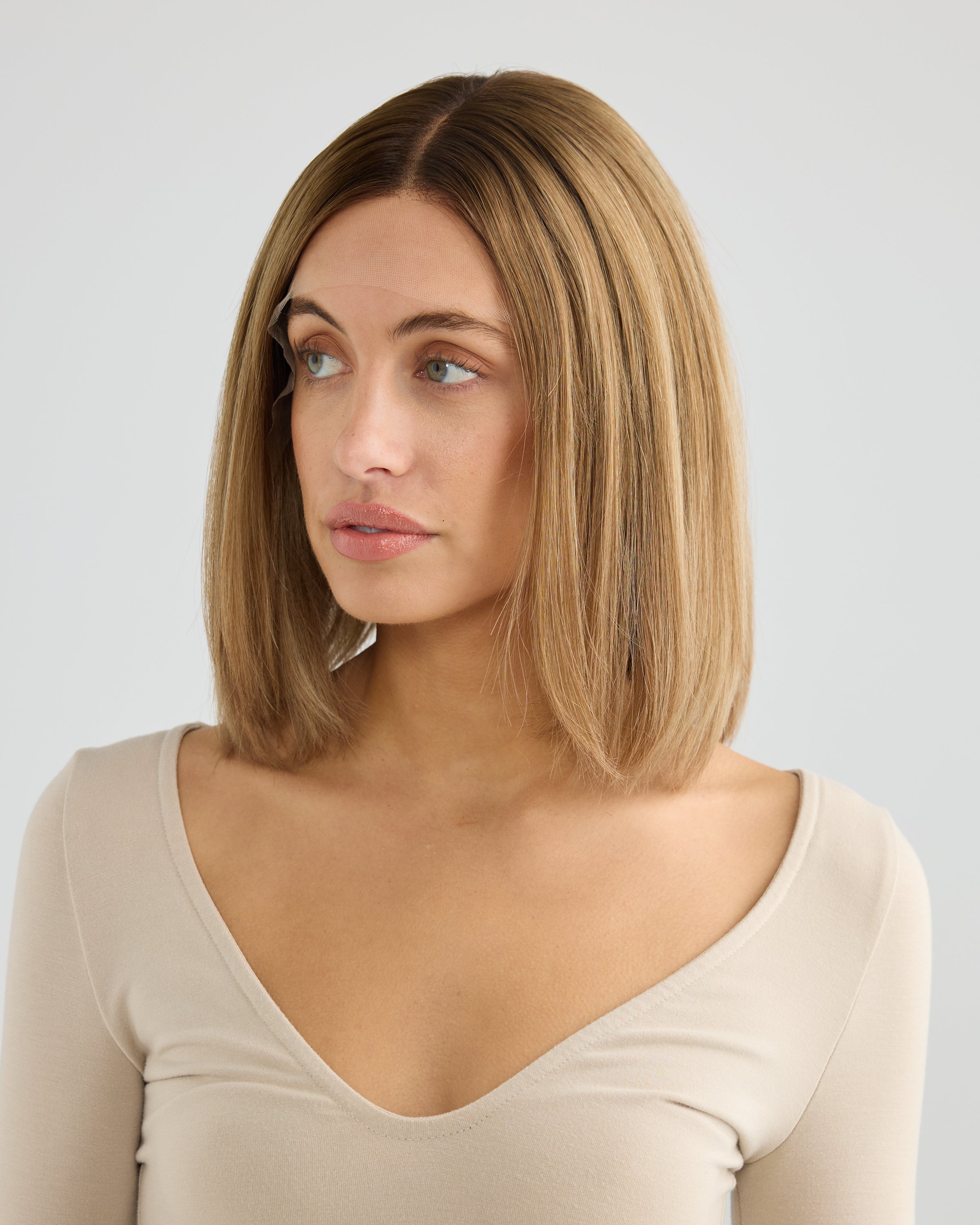 Walnut Blonde // The Lusta Lace Wig