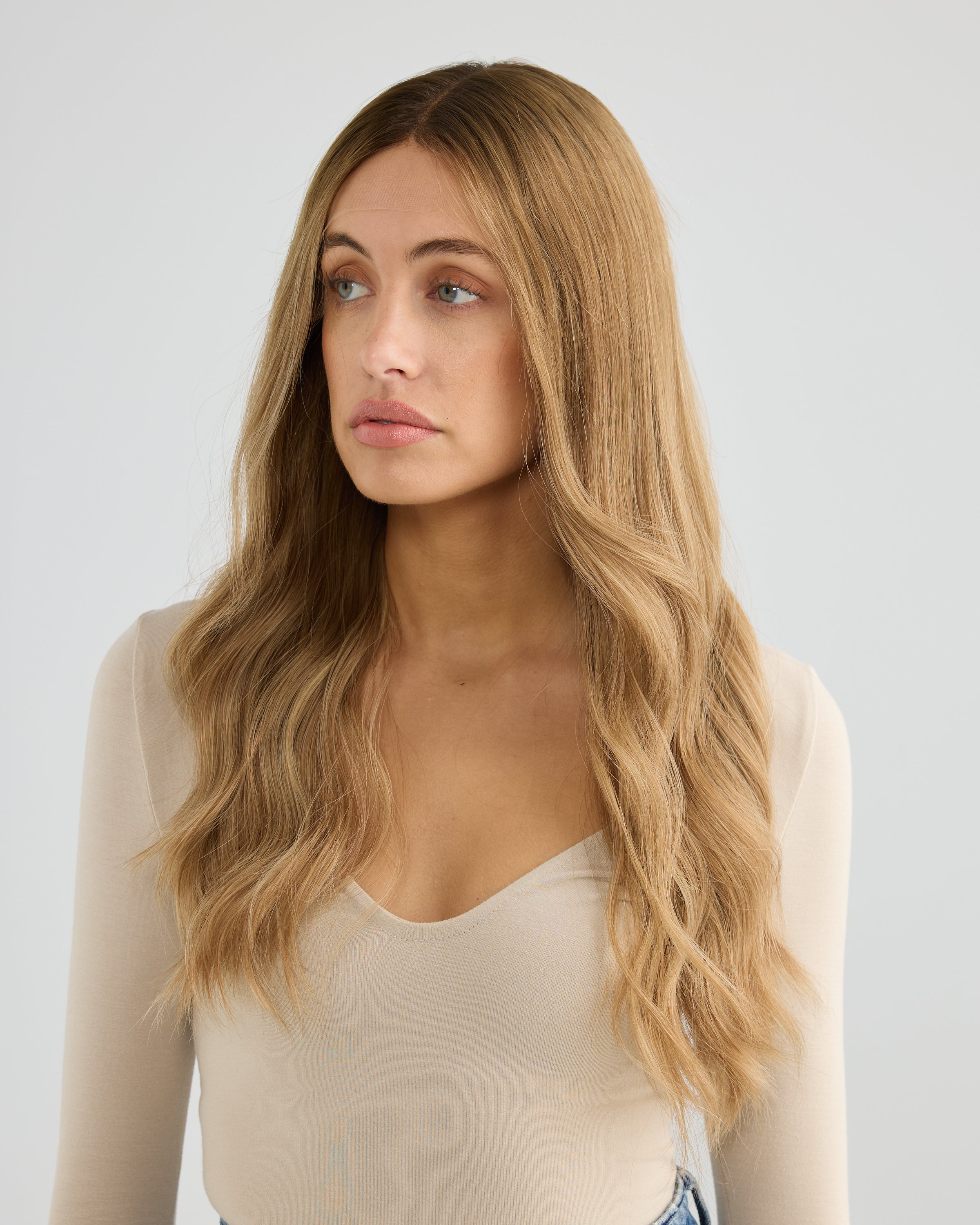 Walnut Blonde // The Lusta Lace Wig