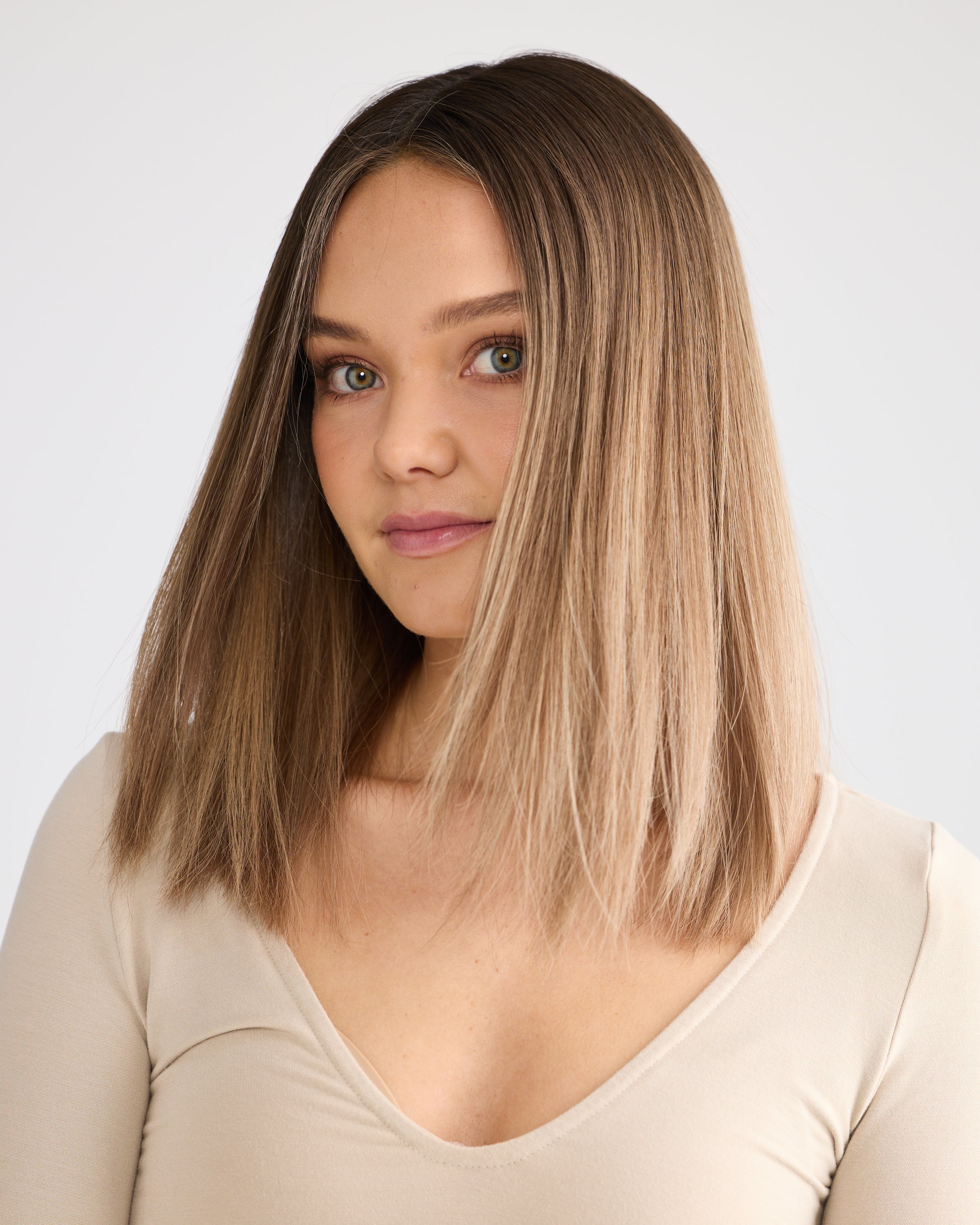 Highlighted Toffee // Illusion Lace Topper