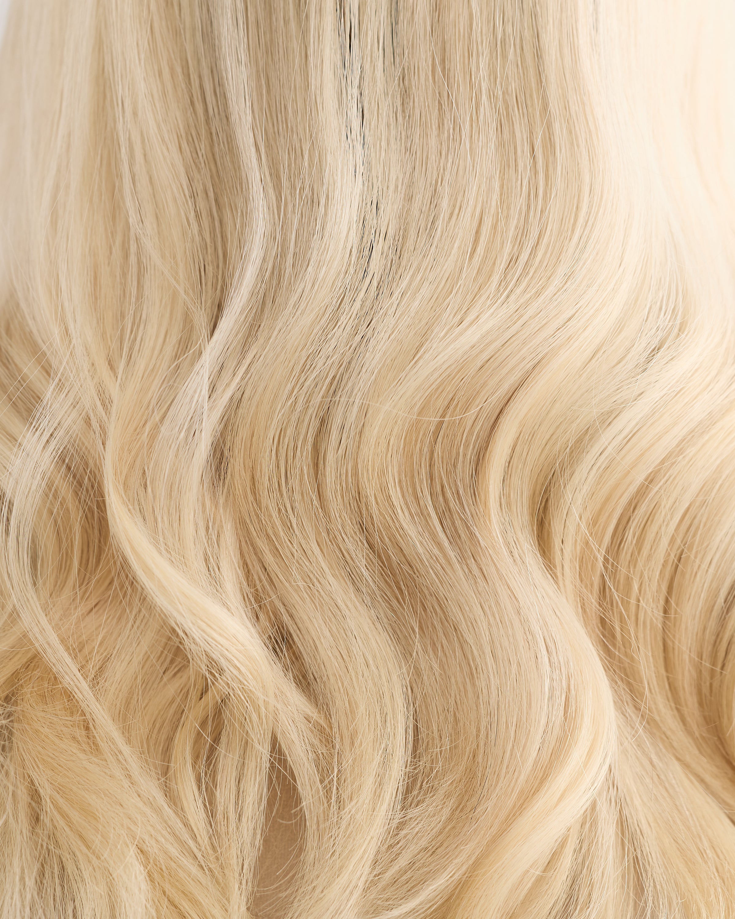 ICY ROOTED BLONDE // LACE TOPPER // 20 INCHES // 8x8 CAP