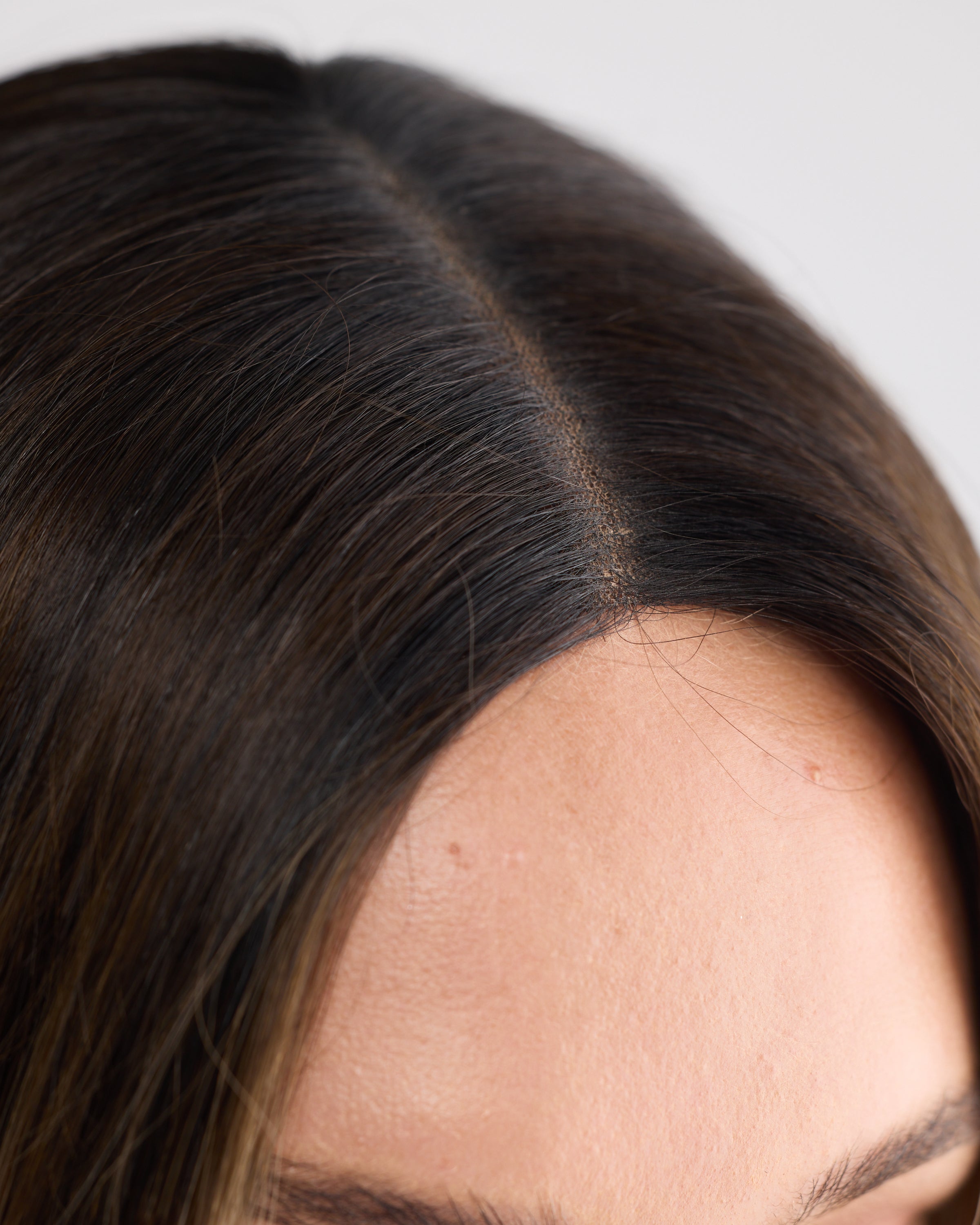 DARKEST BLONDE BALAYAGE // LACE TOPPER