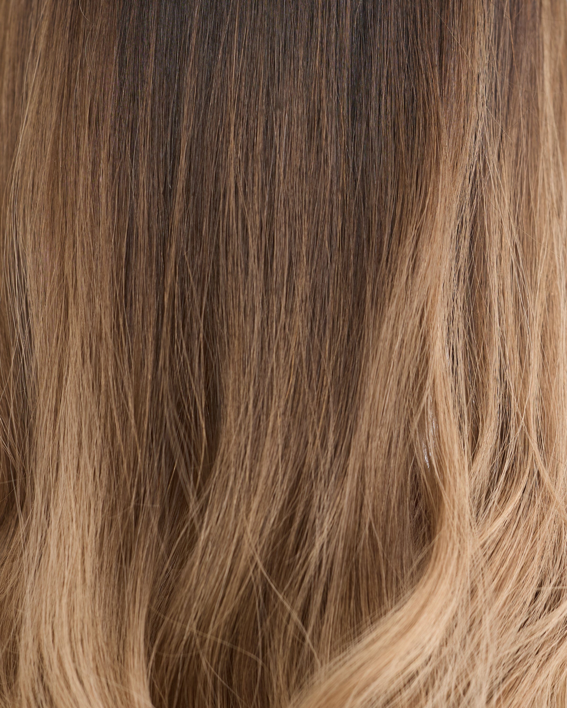 DARKEST BLONDE BALAYAGE // LACE TOPPER