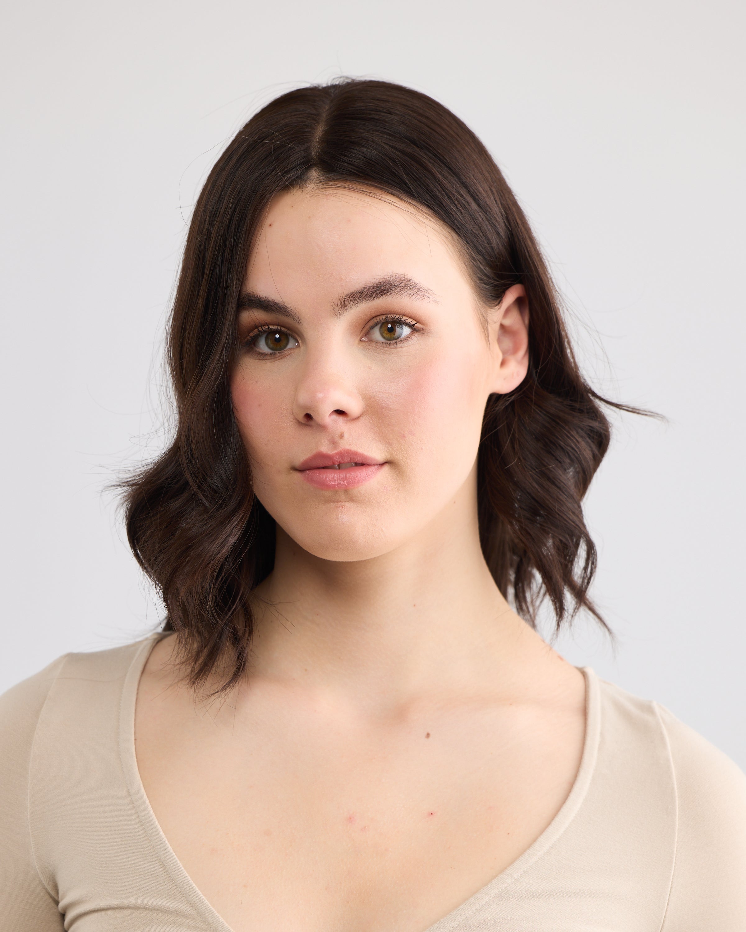 Natural Darkest Brunette // Lace Topper