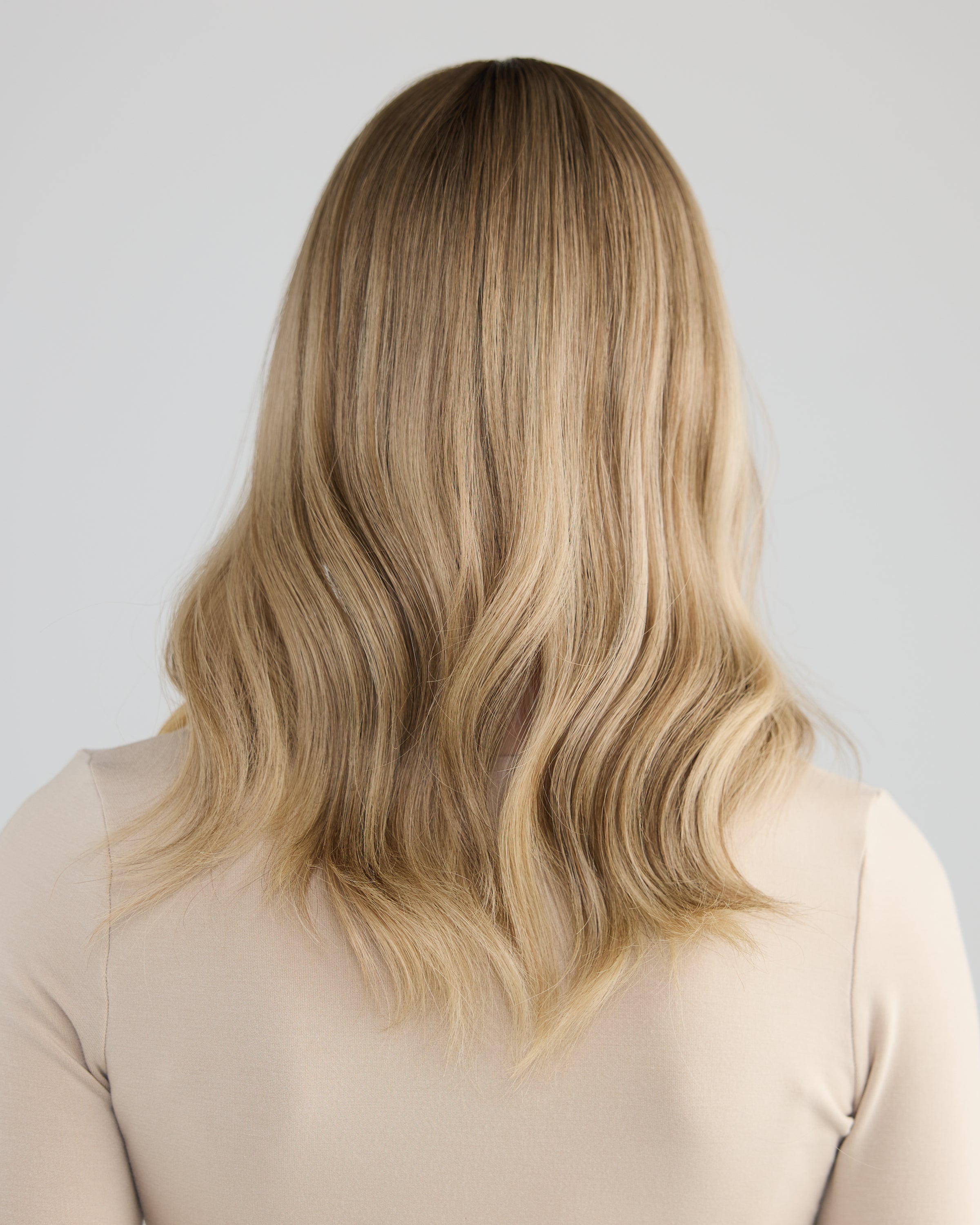 Mushroom Blonde - 7x7 / 16 inch // Exclusive Silk Topper