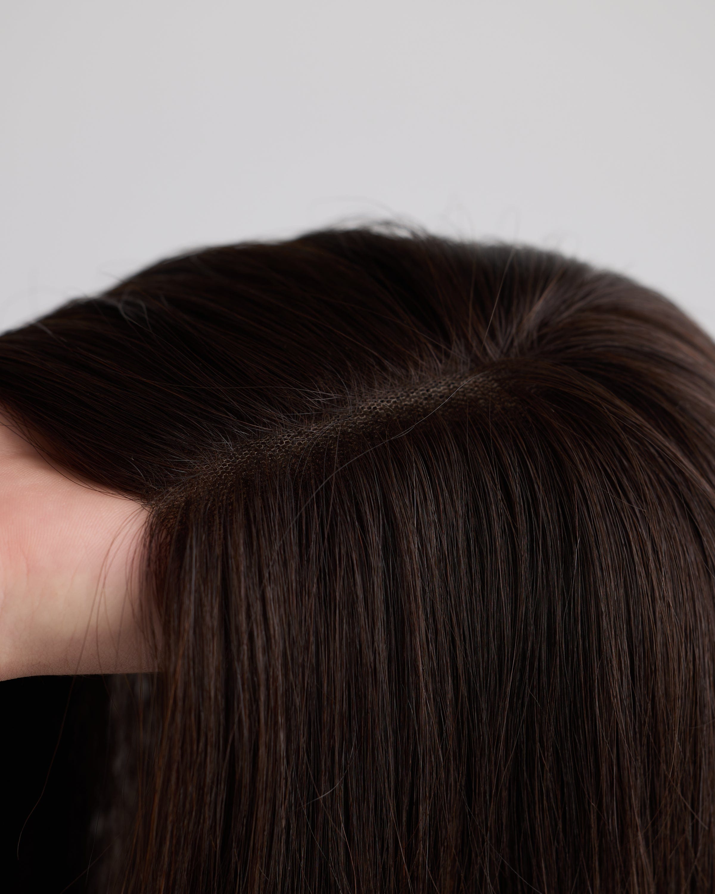 Natural Darkest Brunette // Lace Topper