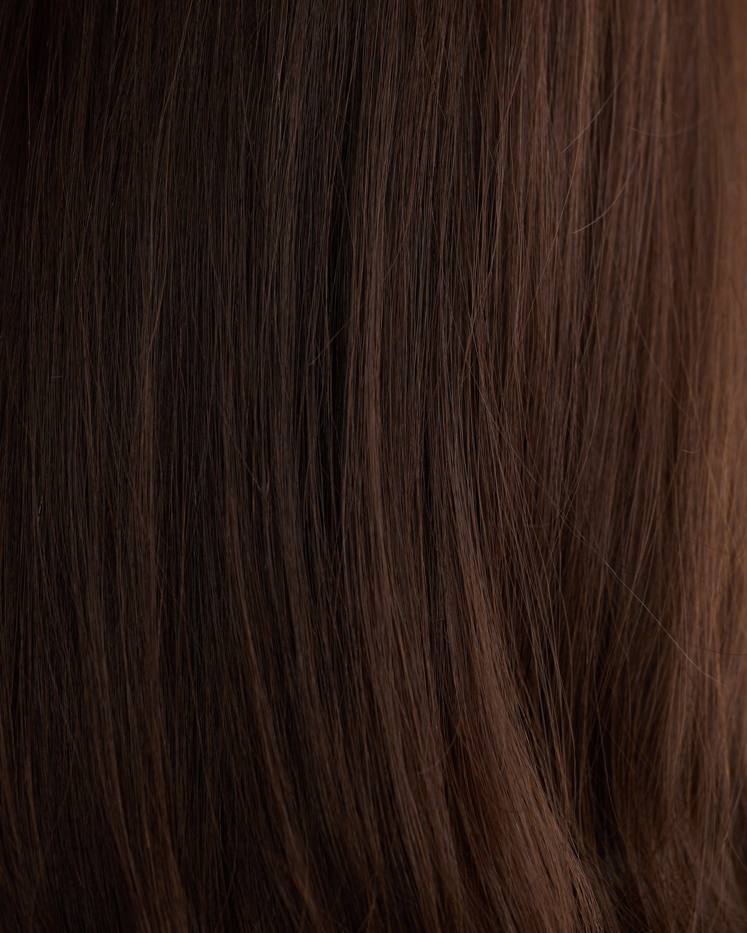 Natural Rich Brunette // Illusion Lace Topper