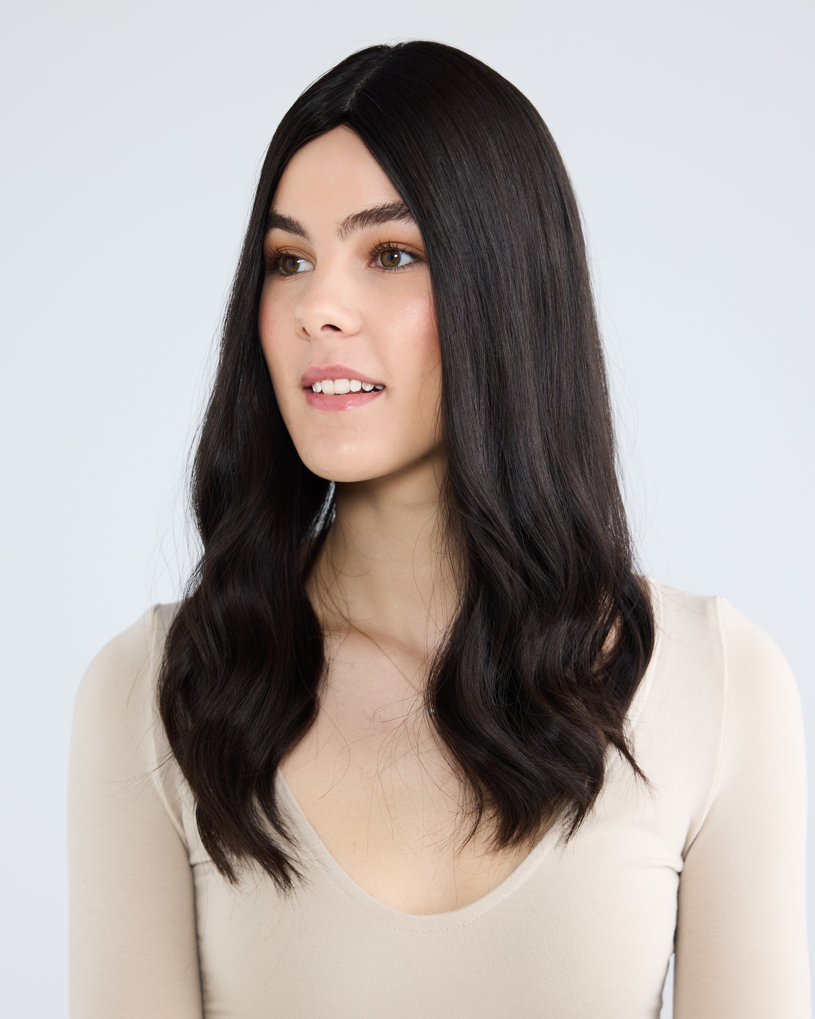 Natural Black // Silk Topper