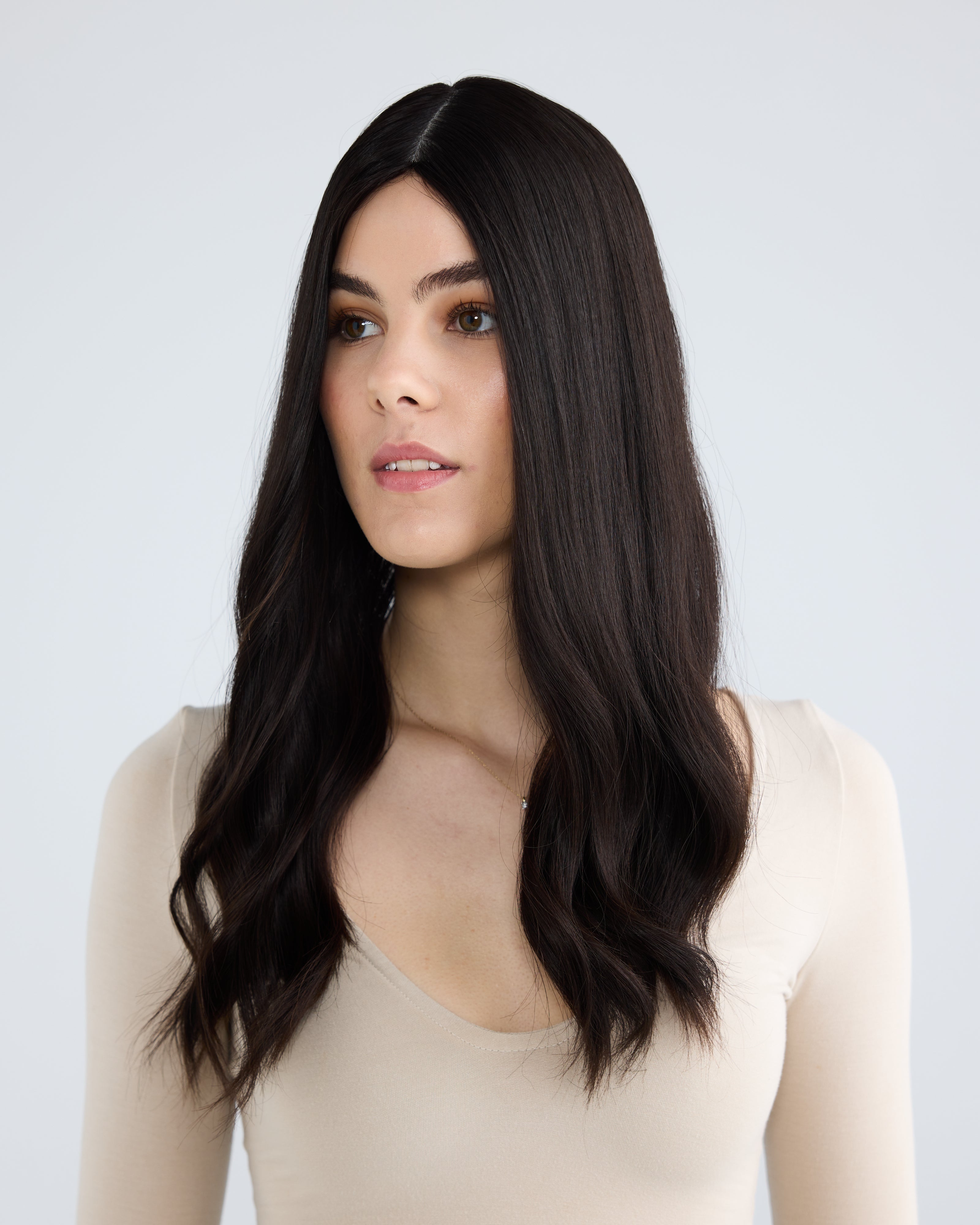 Natural Black // Silk Topper