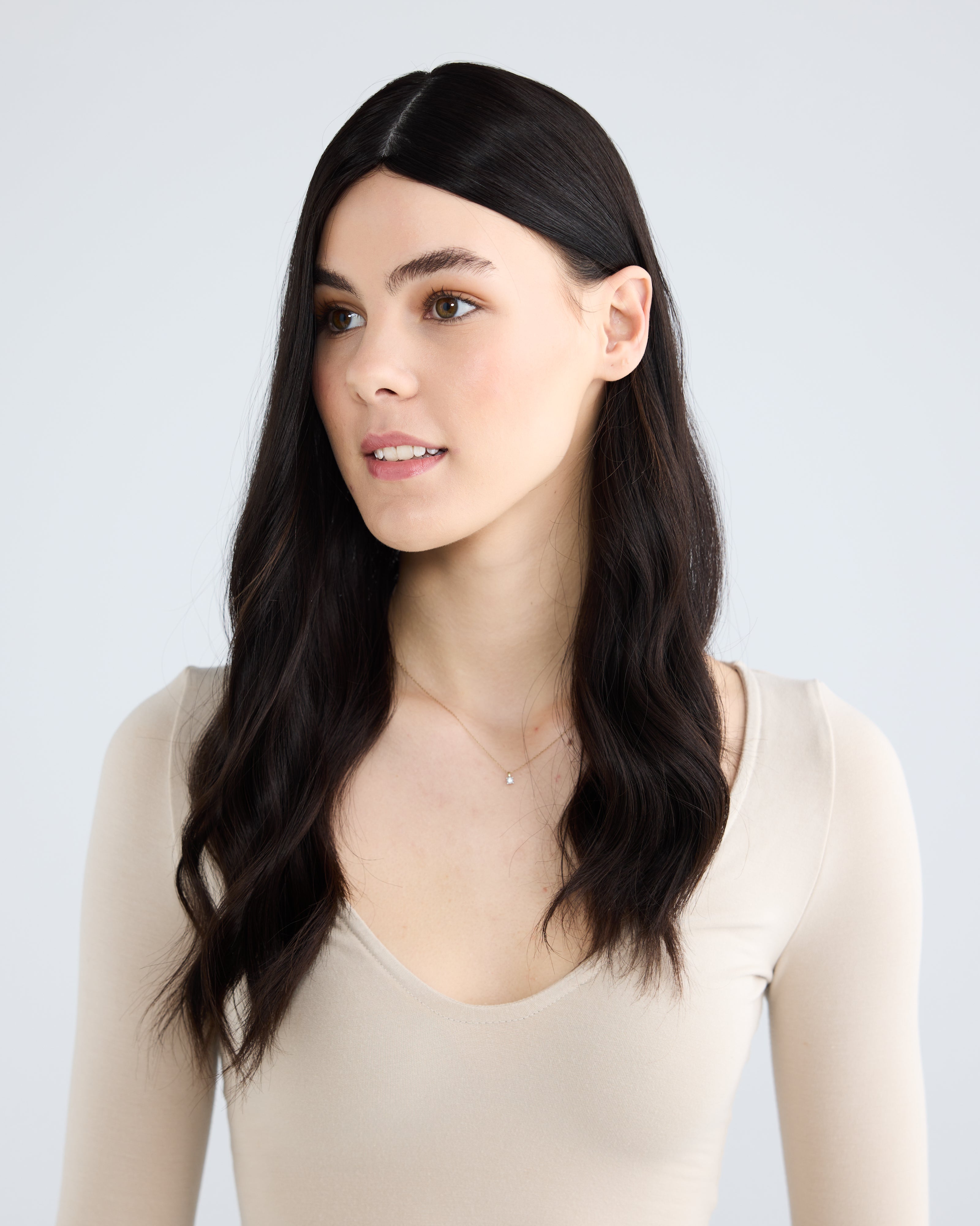 Natural Black // Silk Topper