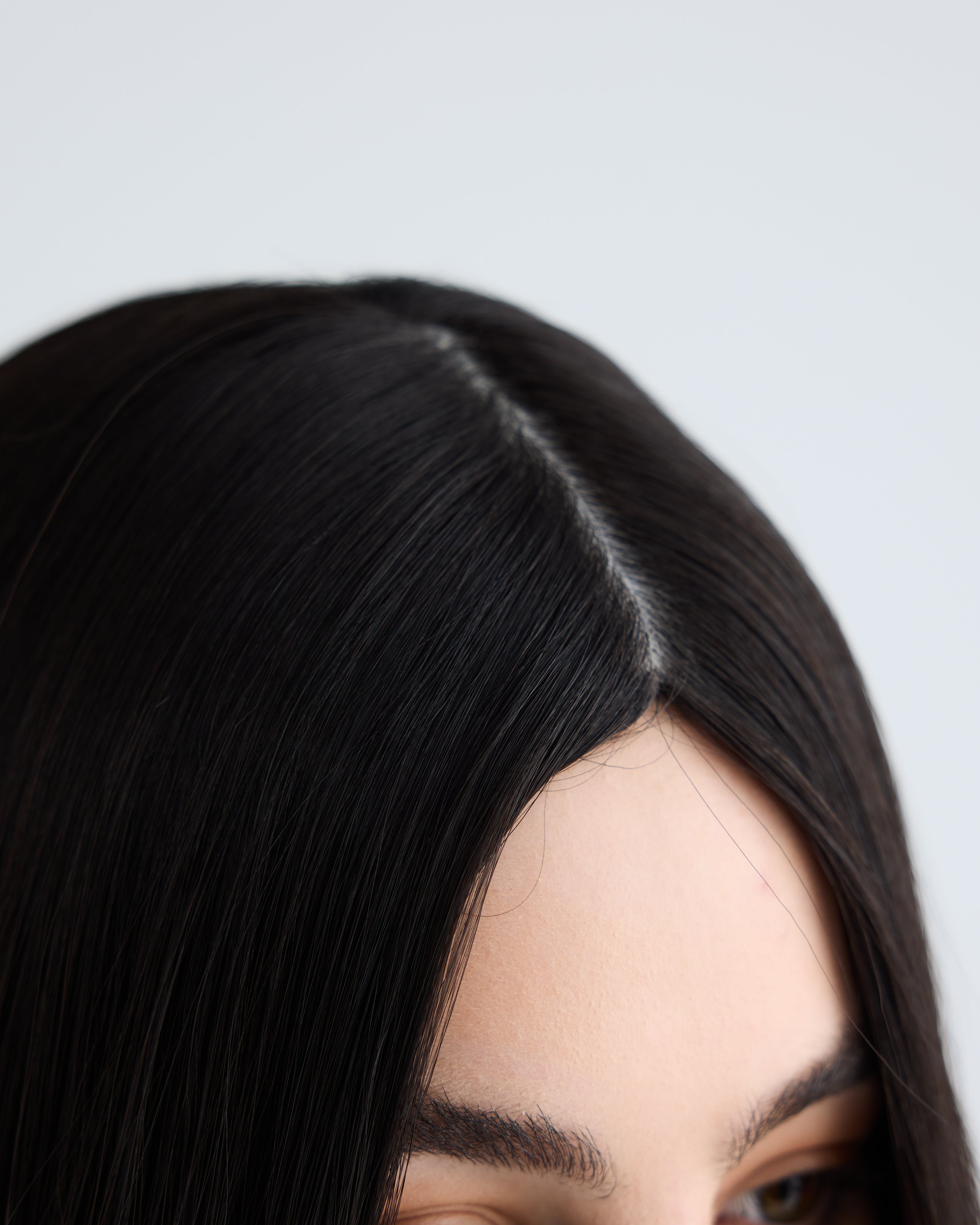 Natural Black // Silk Topper