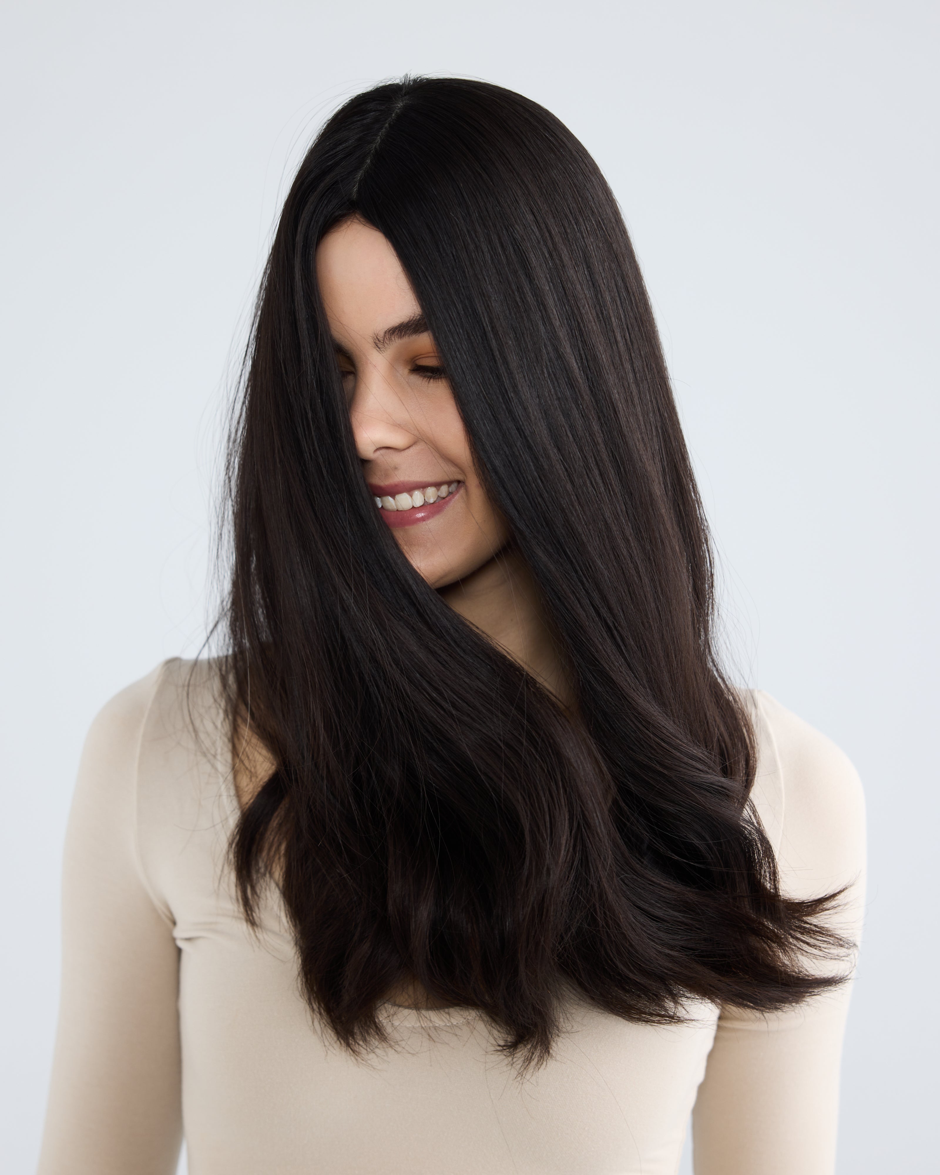 Natural Black // Silk Topper