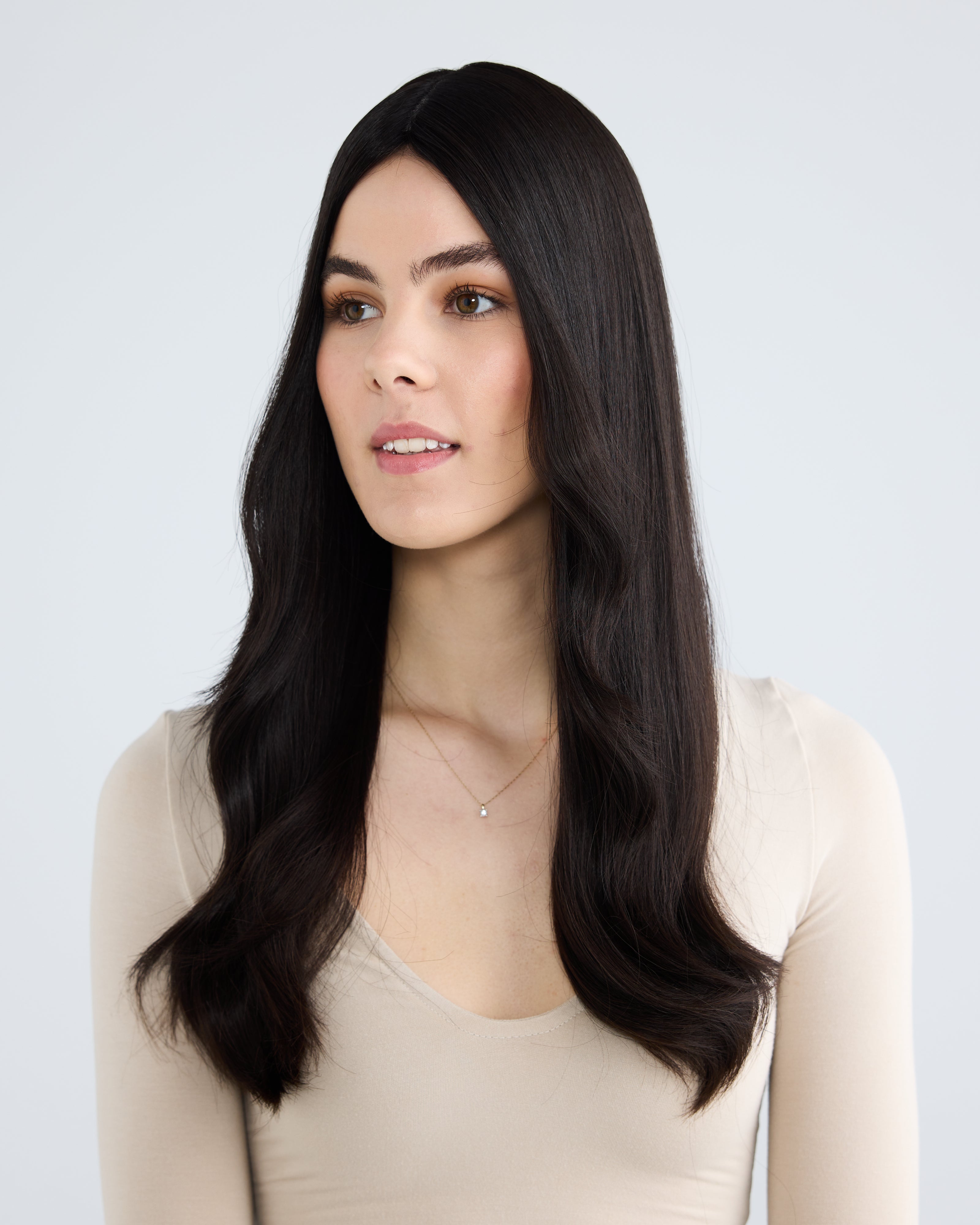 Natural Black // Silk Topper