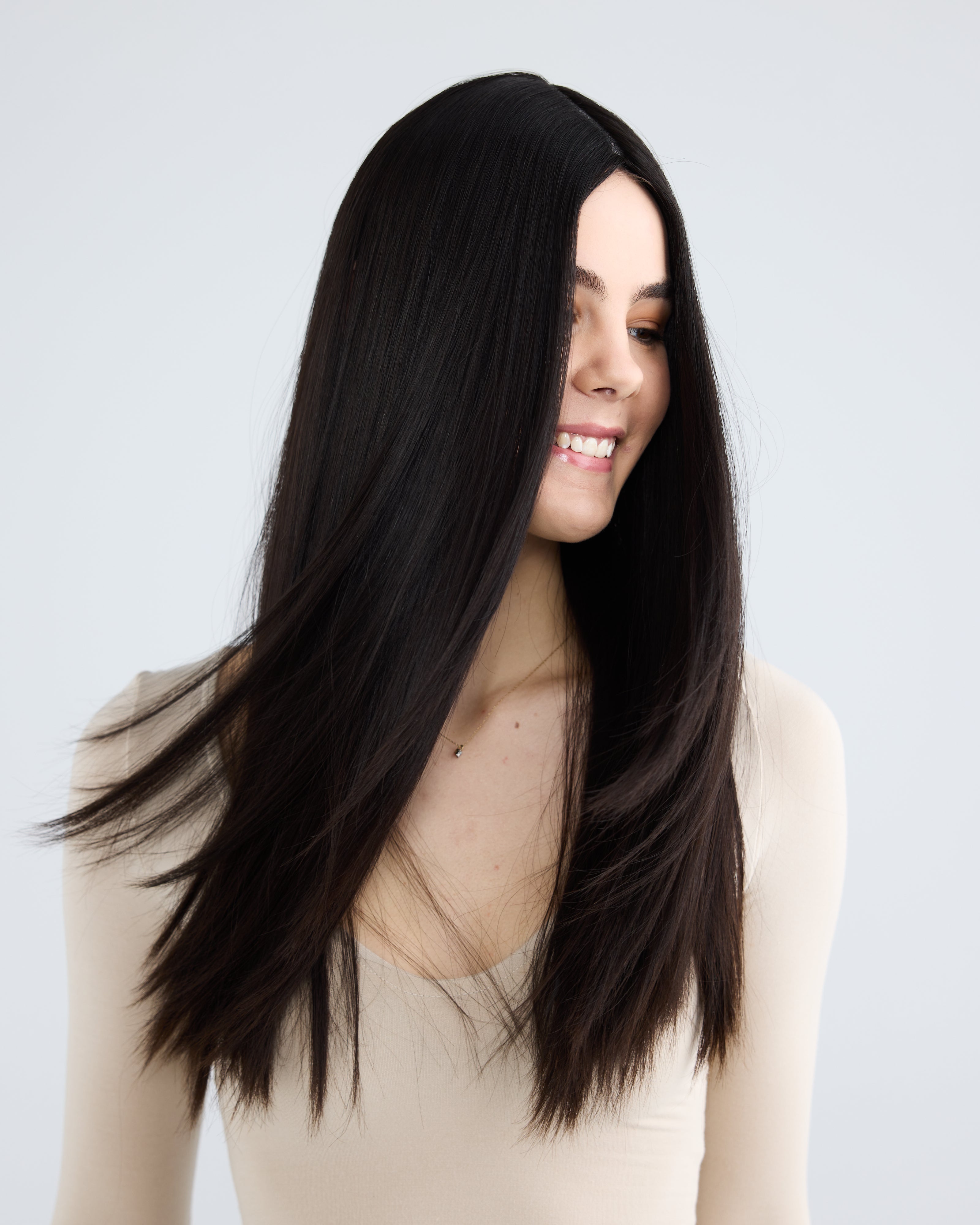 Natural Black // Silk Topper