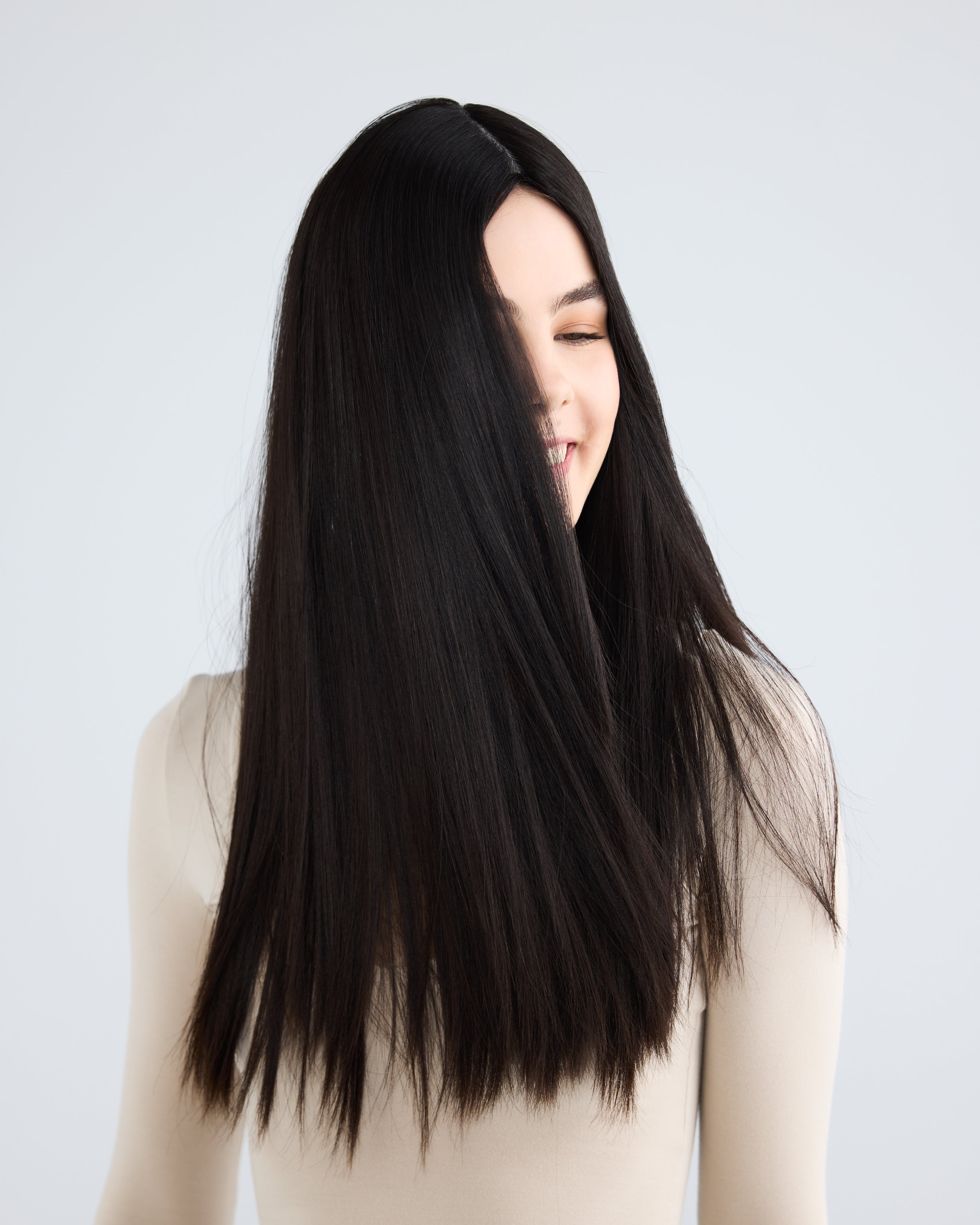 Natural Black // Silk Topper