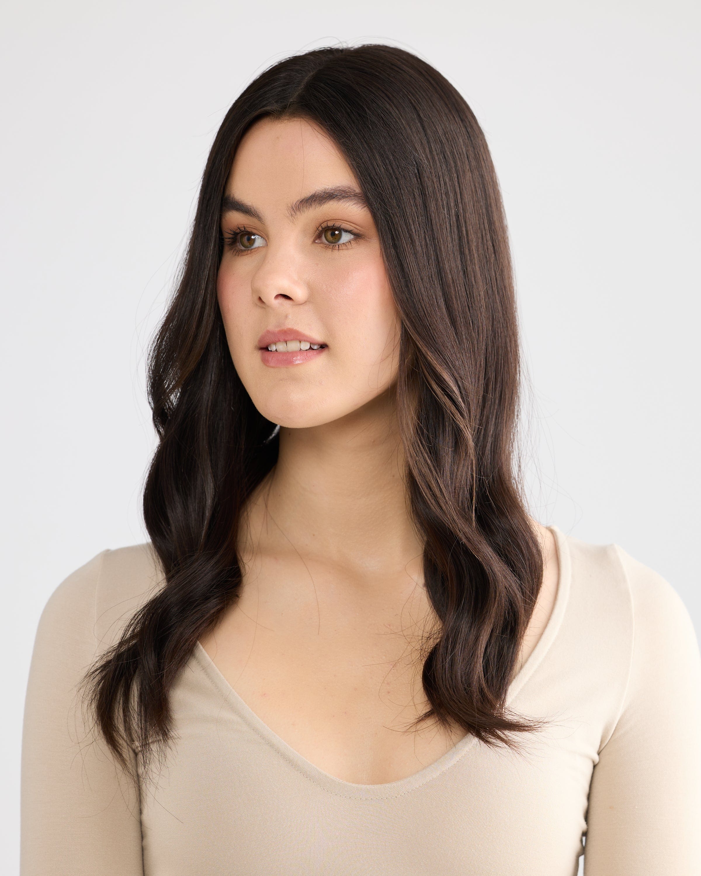 Natural Black // Illusion Lace Topper