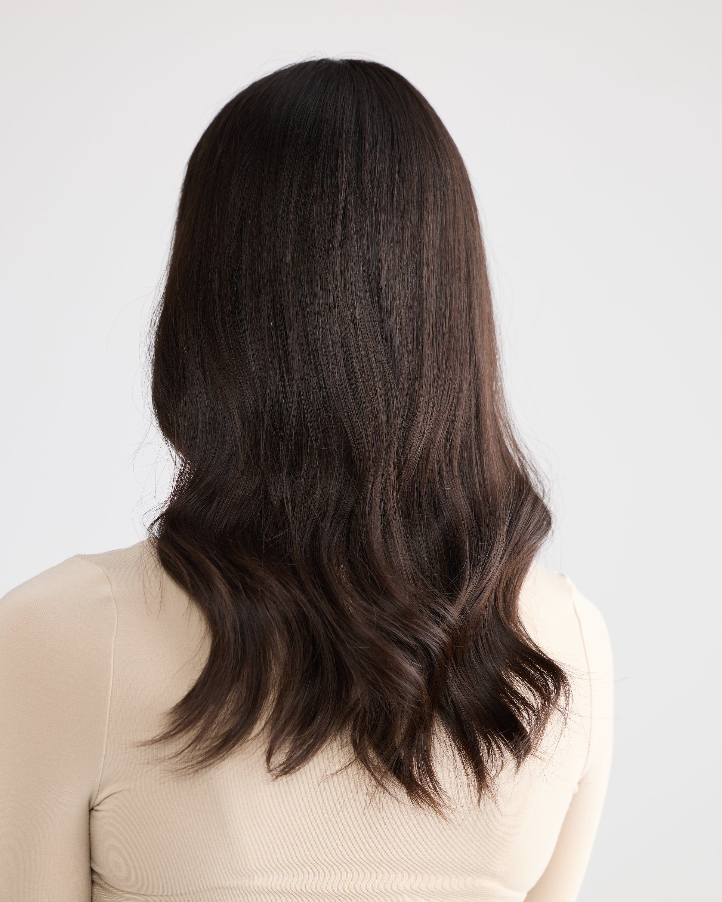 Natural Black // Illusion Lace Topper