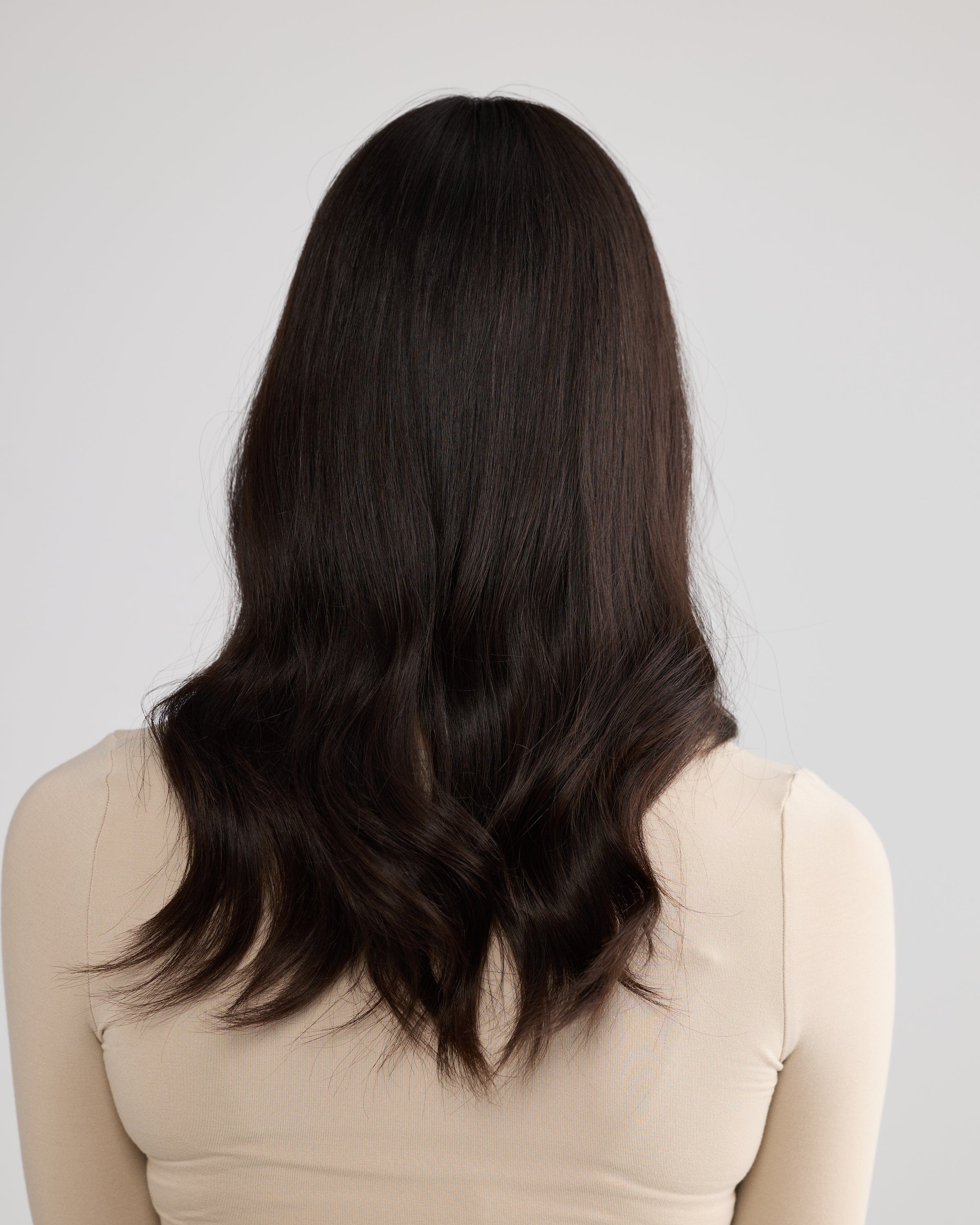 Natural Black // Illusion Lace Topper