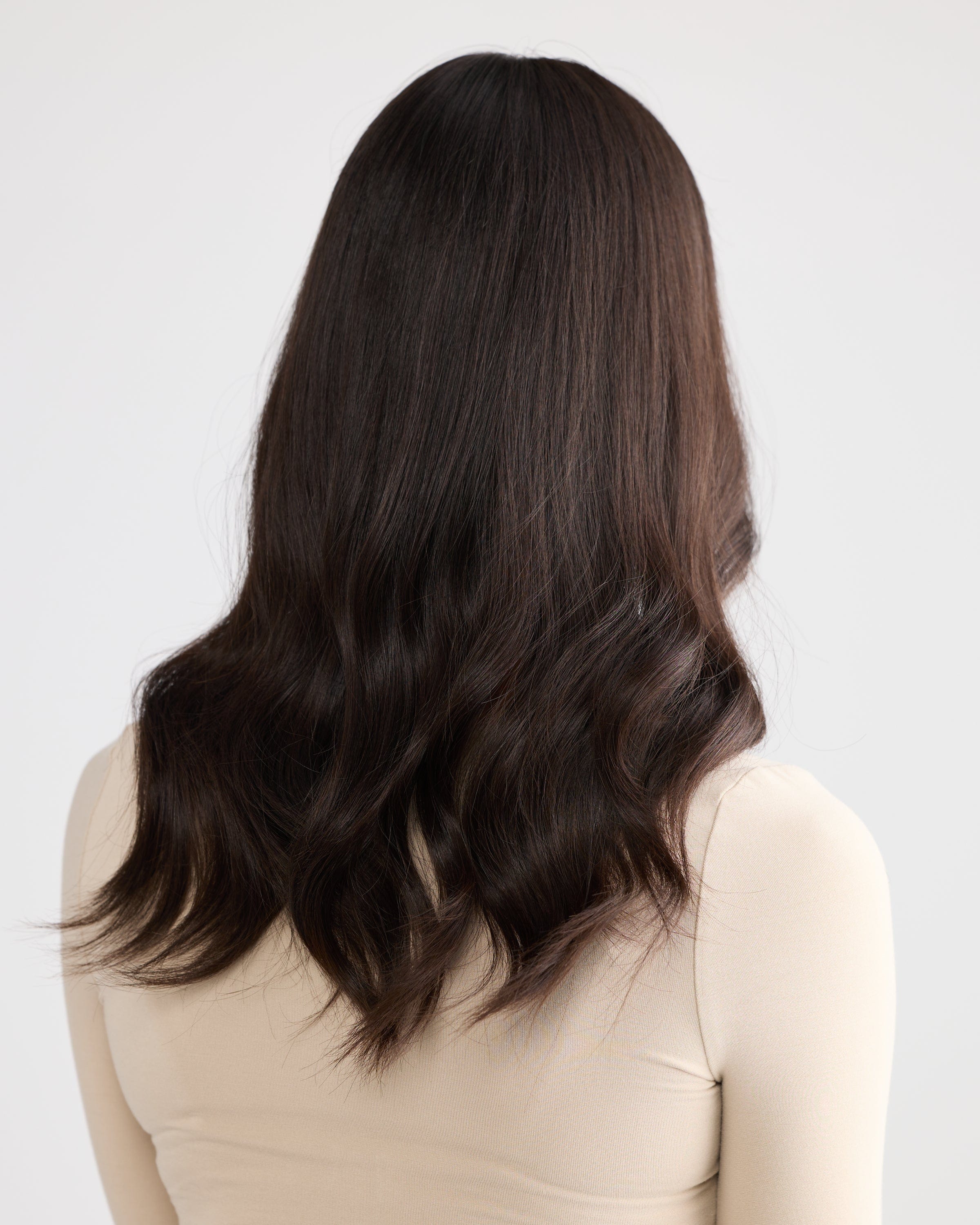 Natural Black // Illusion Lace Topper