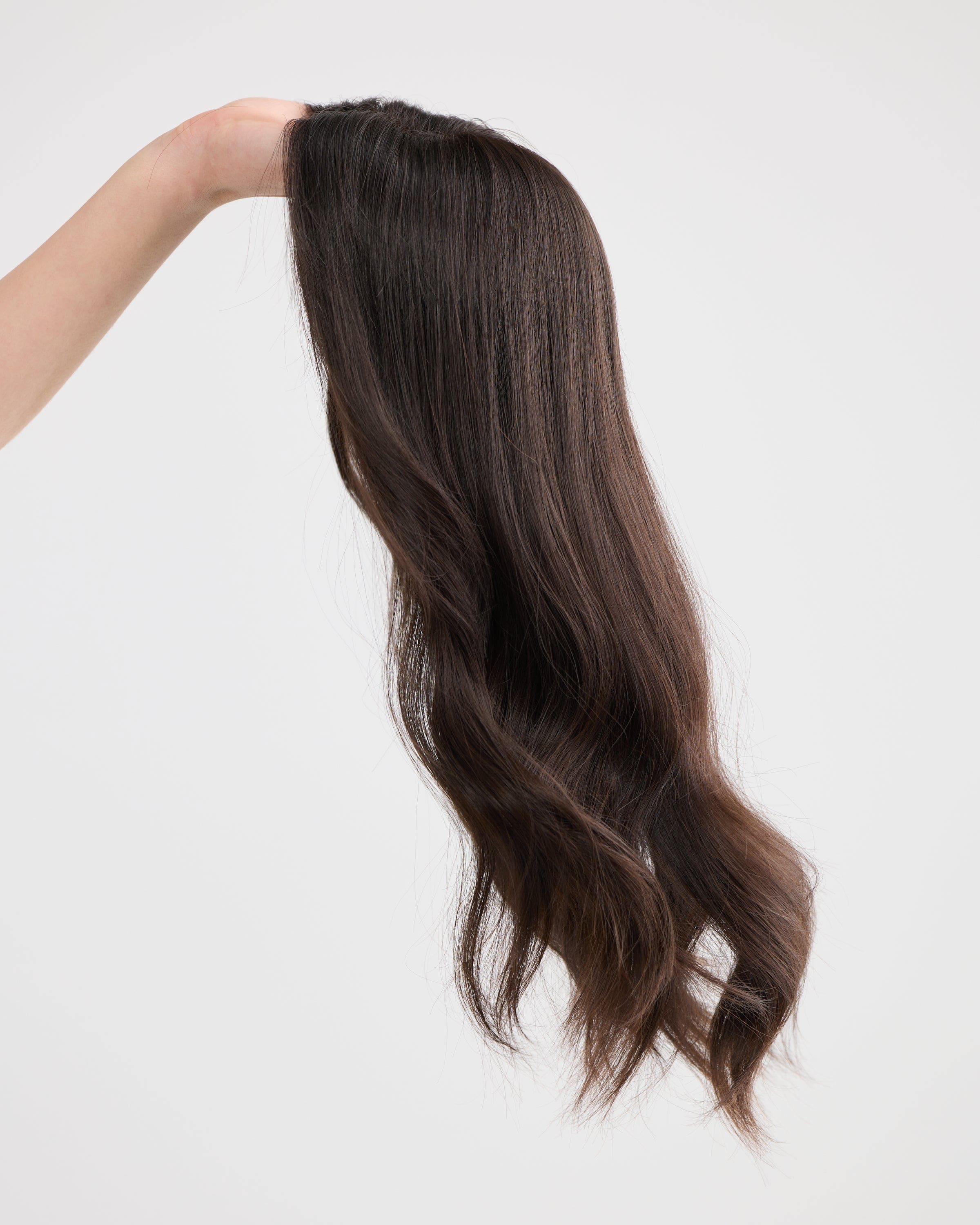 Natural Black // Illusion Lace Topper