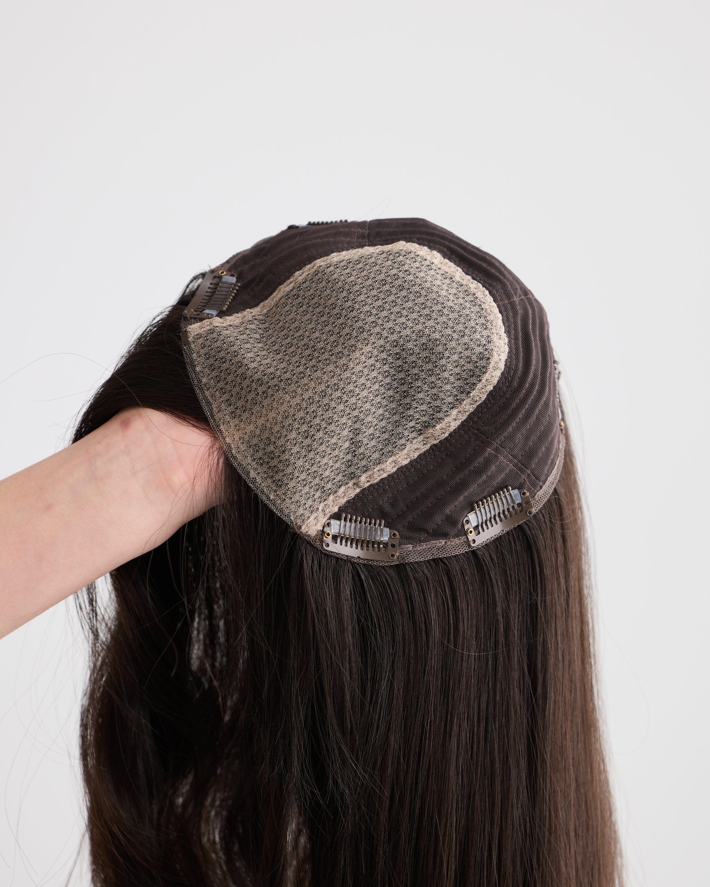 Natural Black // Illusion Lace Topper