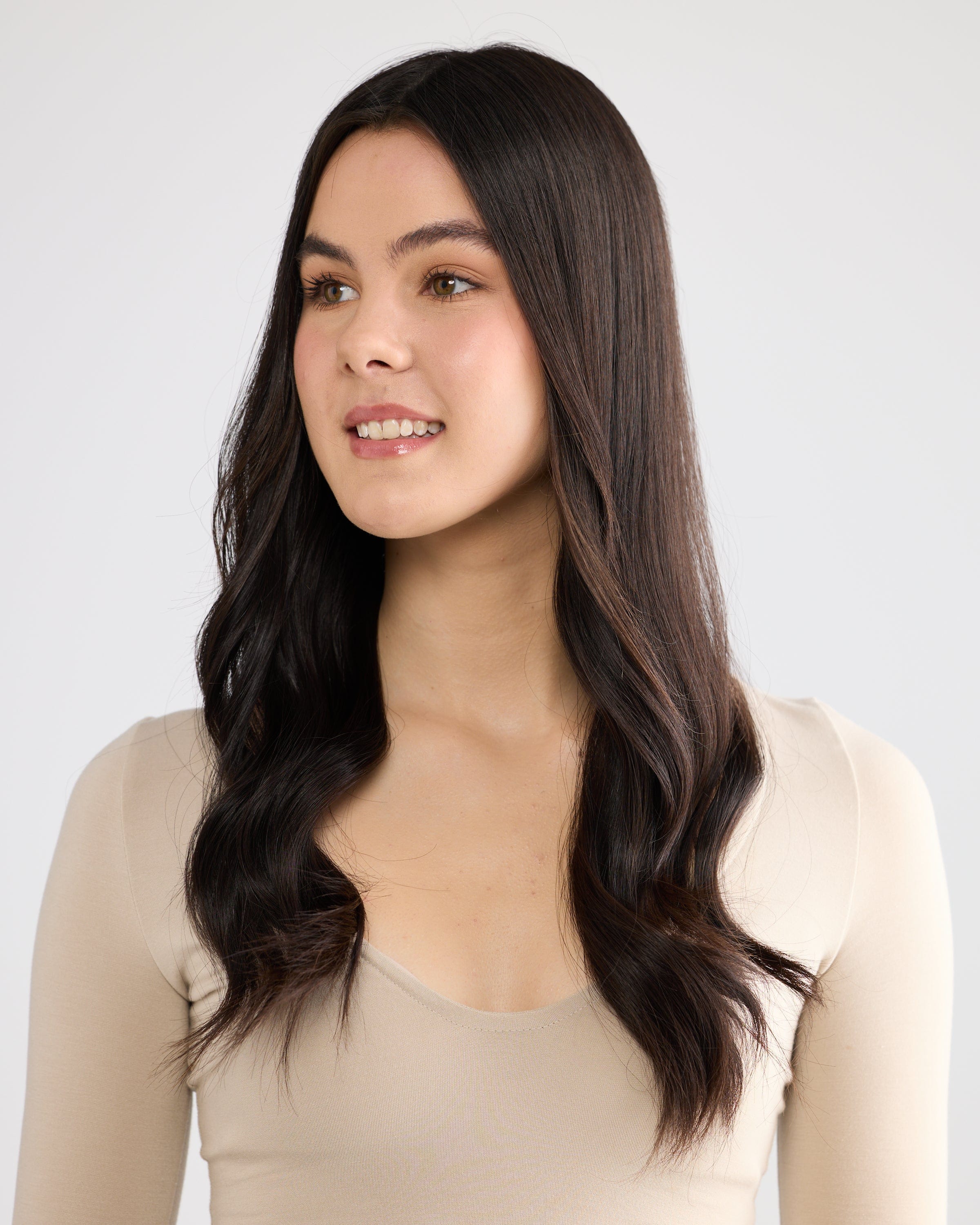 Natural Black // Illusion Lace Topper