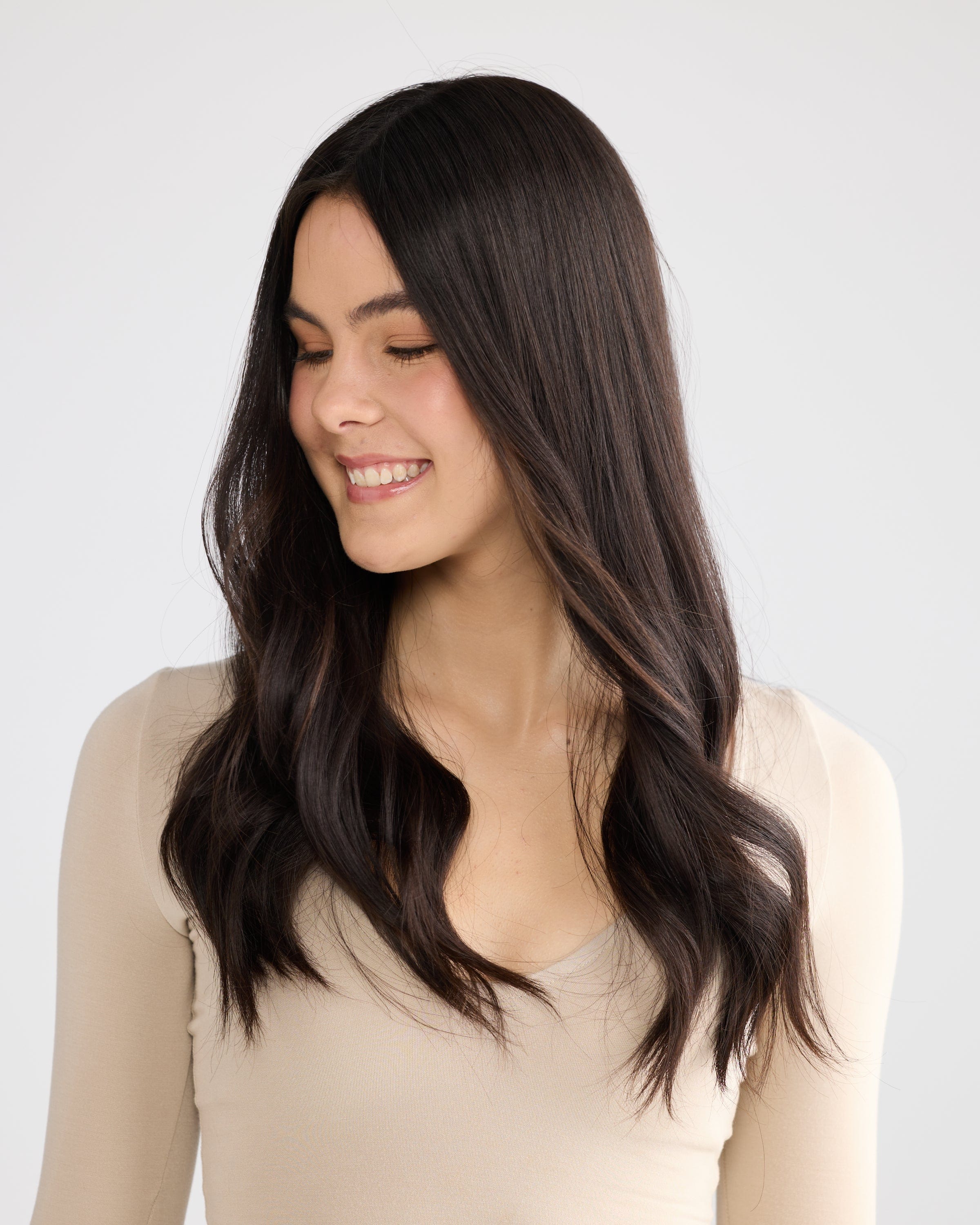 Natural Black // Illusion Lace Topper