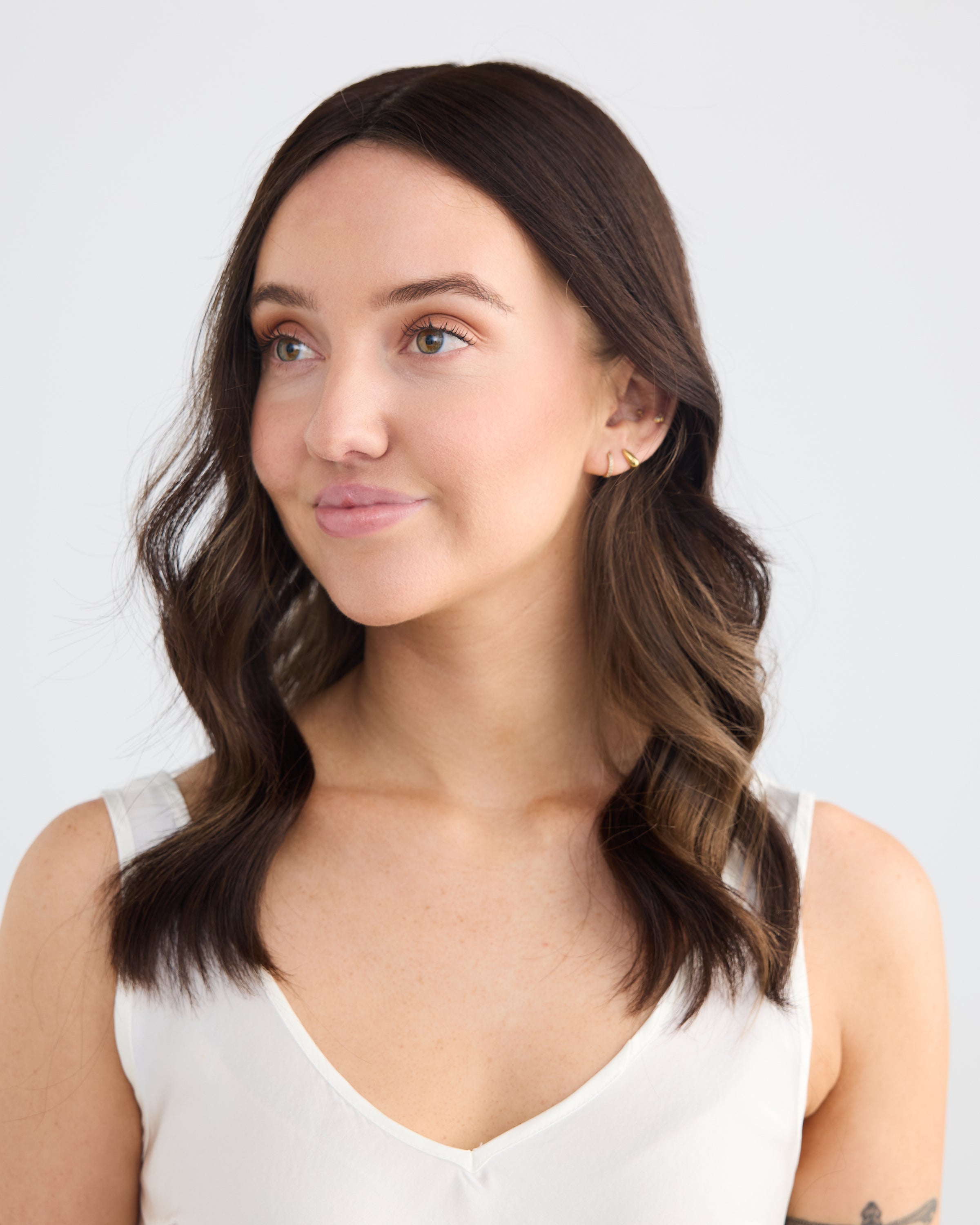 Natural Darkest Brunette // Lusta Silk Topper